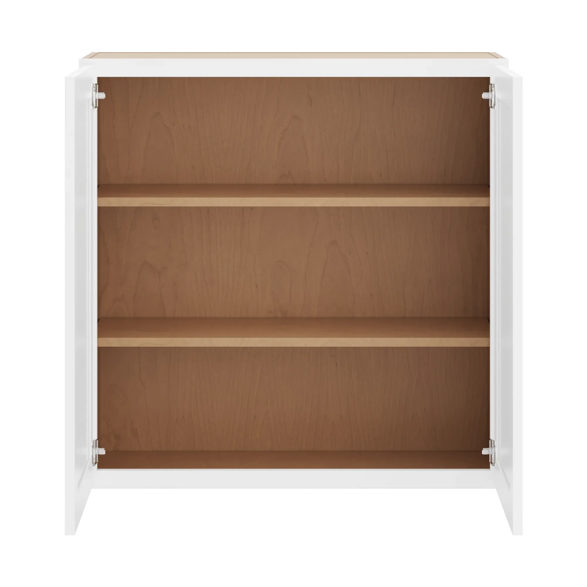 cnc luxor white 36 w x 36 h double door wall cabinet
