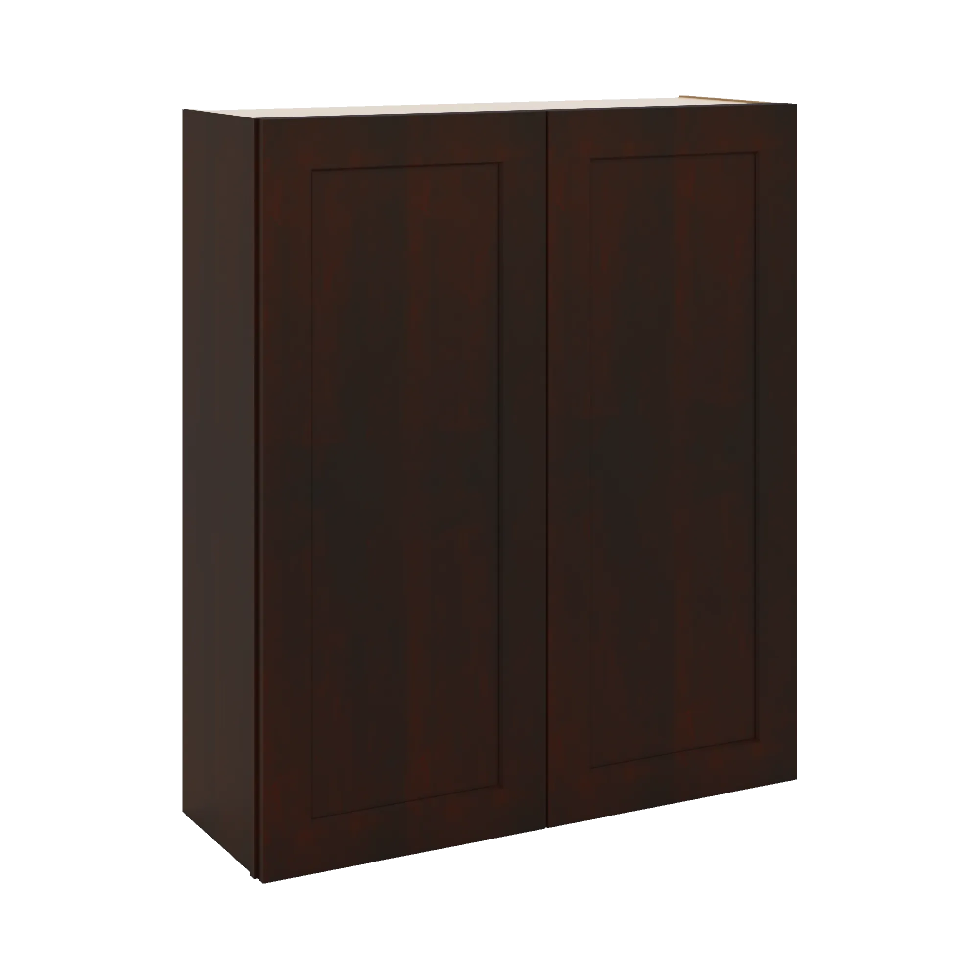 J&K Java Coffee S1 Double Door Wall Cabinet - 36" W x 42" H