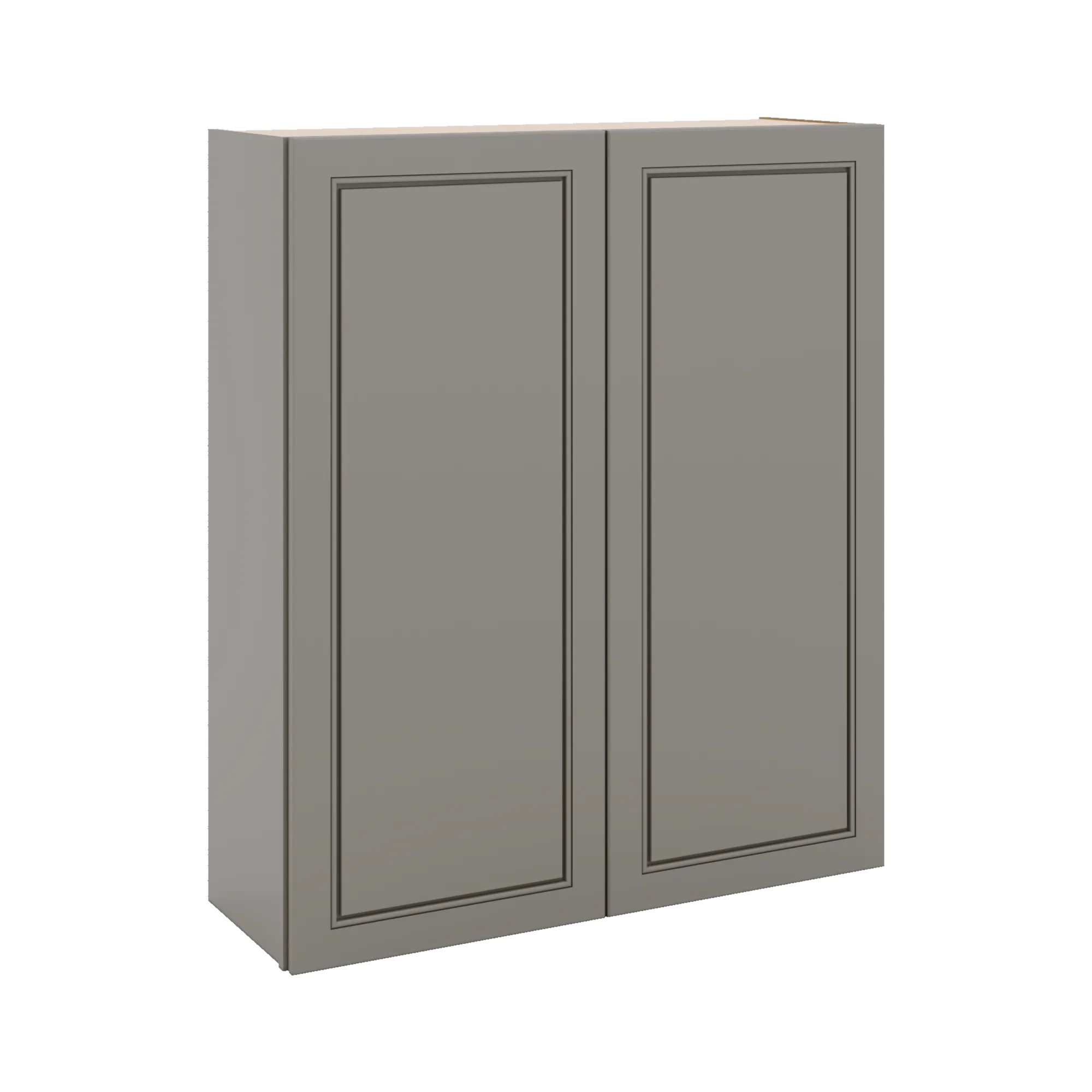 J&K Greige K3 Double Door Wall Cabinet - 36" W x 42" H