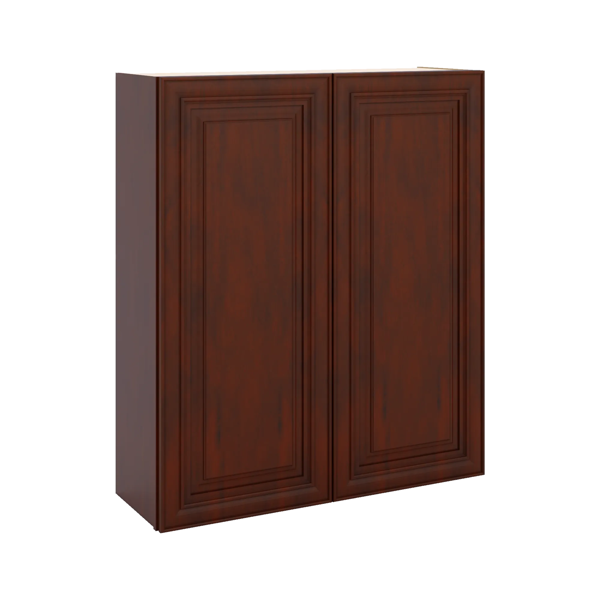 J&K Mahogany J5 Double Door Wall Cabinet - 36" W x 42" H