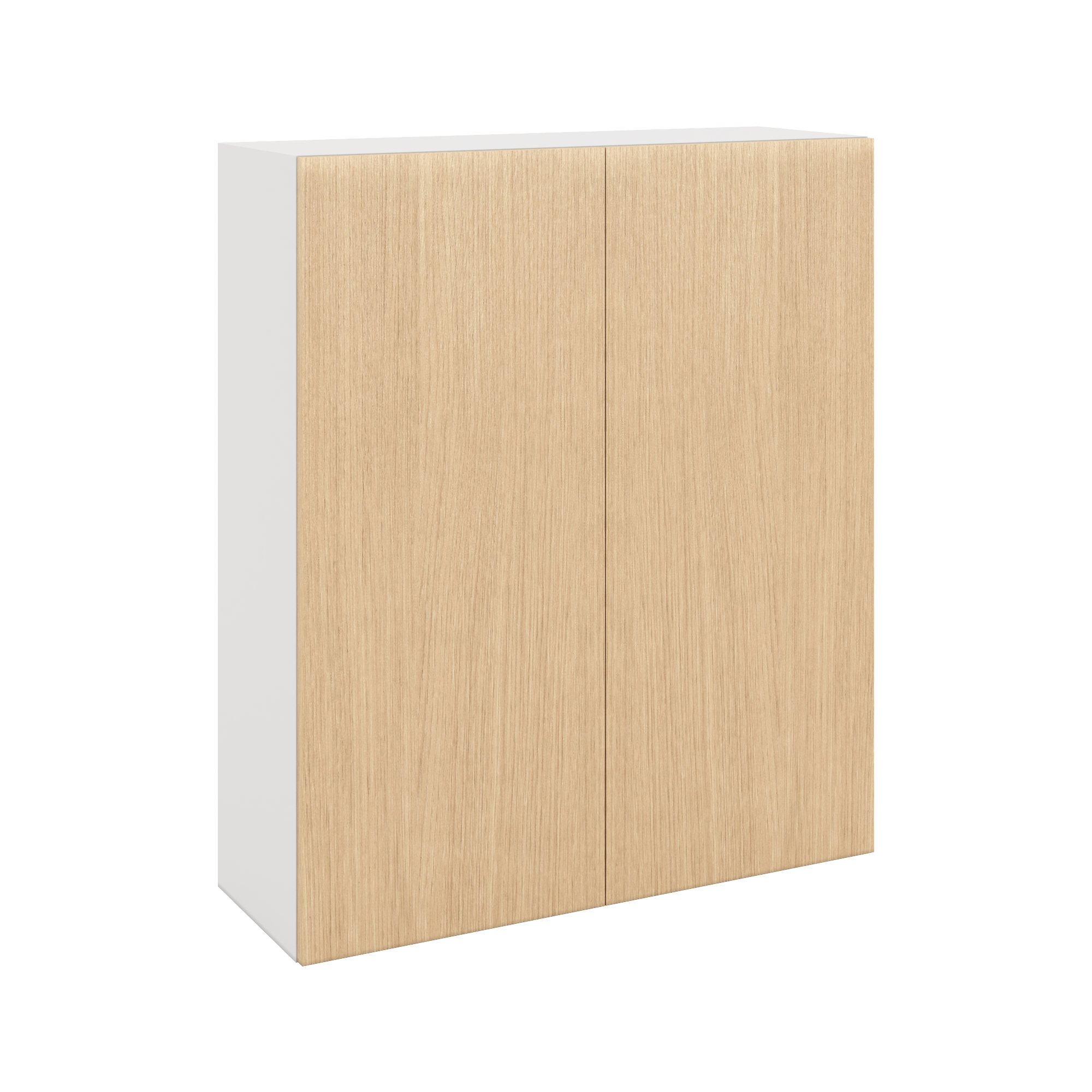 Modernform Cabinet Natural Oak 36" W X 42" H X 12" D Double Door Wall Cabinet
