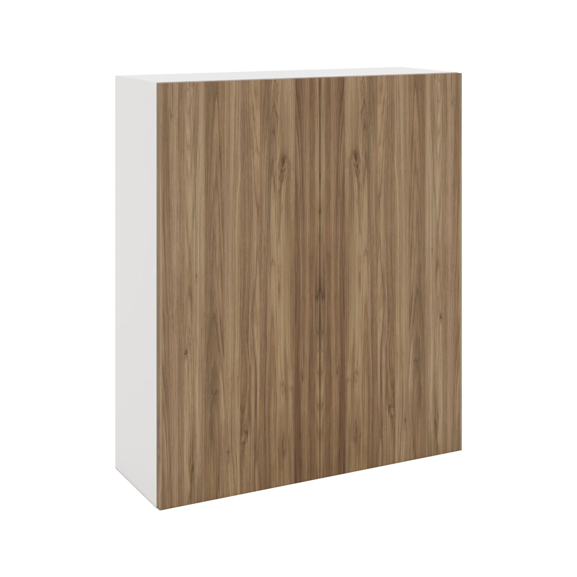 Modernform Cabinet Walnut 36" W X 42" H X 12" D Double Door Wall Cabinet