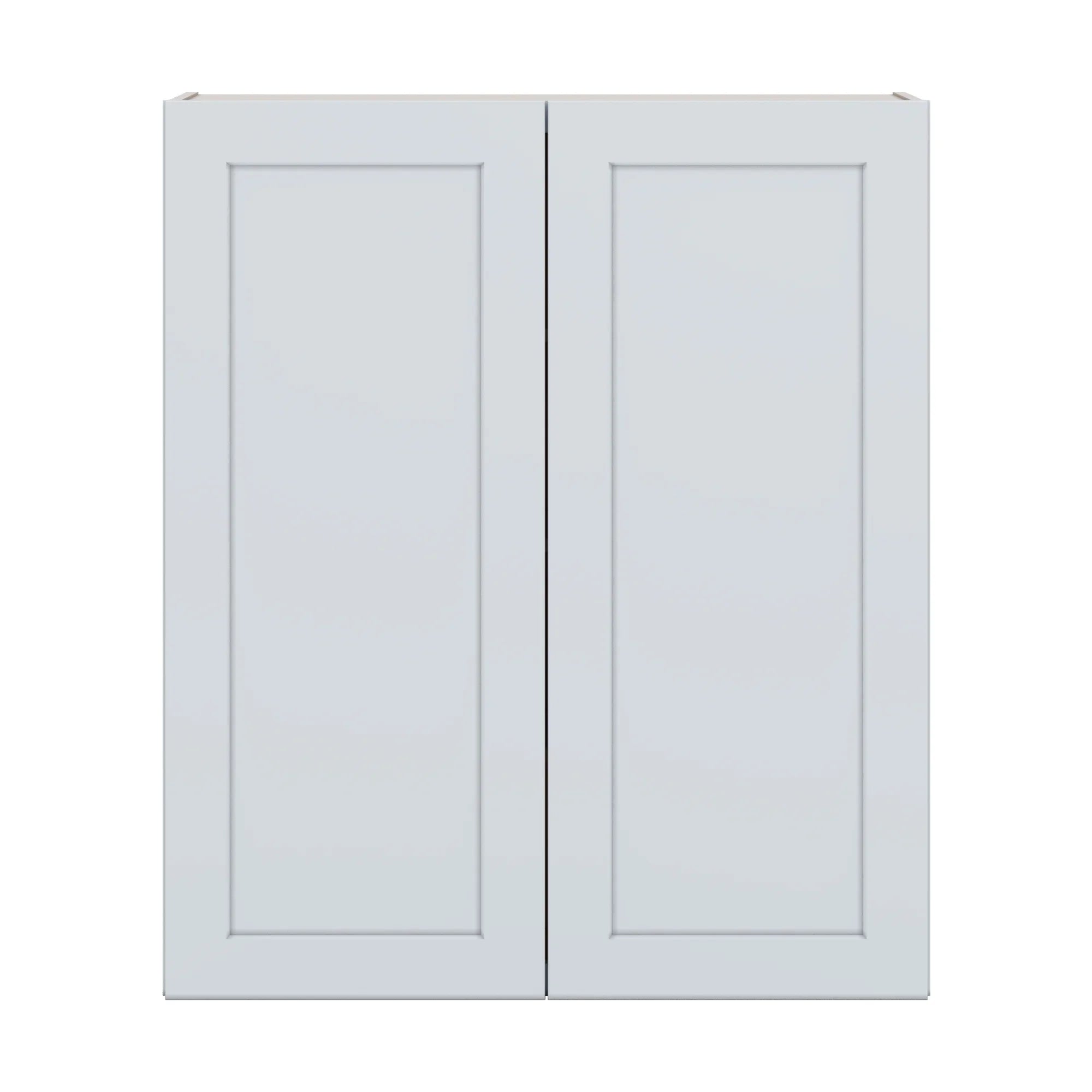 J&K White Shaker S8 Double Door Wall Cabinet   36" W x 42" H