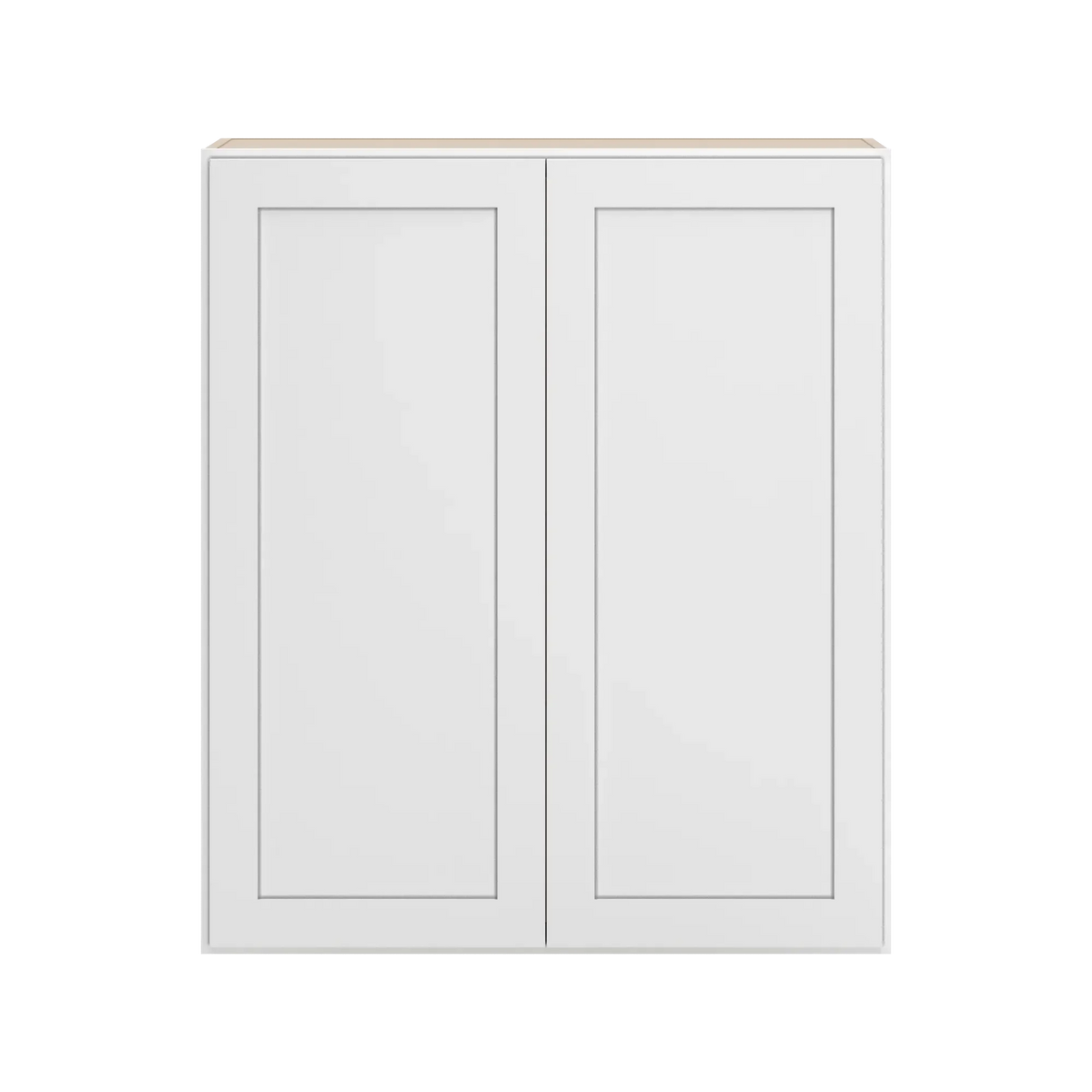 cnc luxor white 36 w x 42 h double door wall cabinet