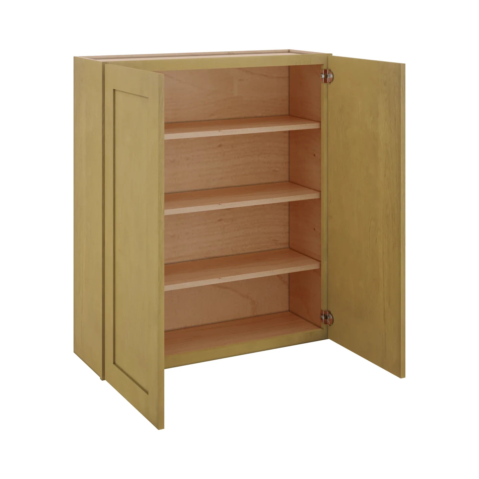 Modernform Cabinet Natural Shaker 36" W X 42" H X 12" D Double Door Wall Cabinet
