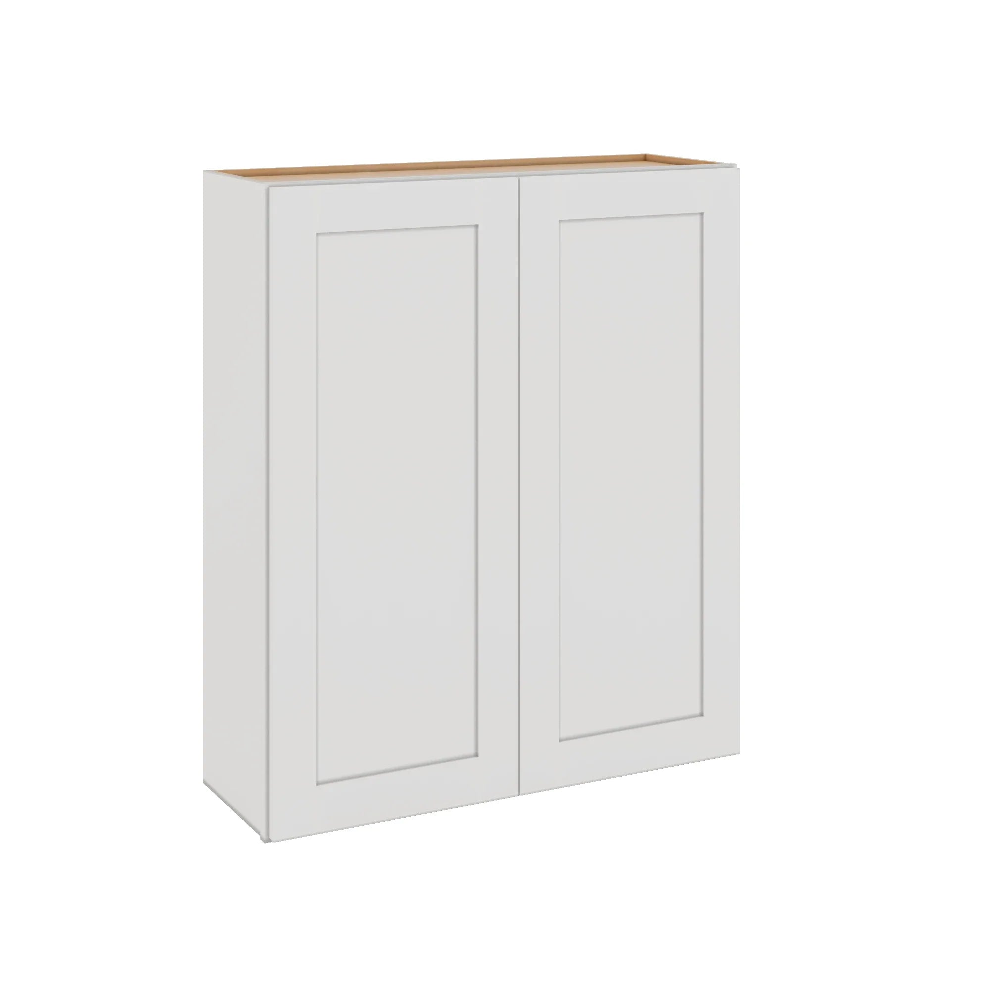 Modernform Cabinet White Shaker 36" W X 42" H X 12" D Double Door Wall Cabinet