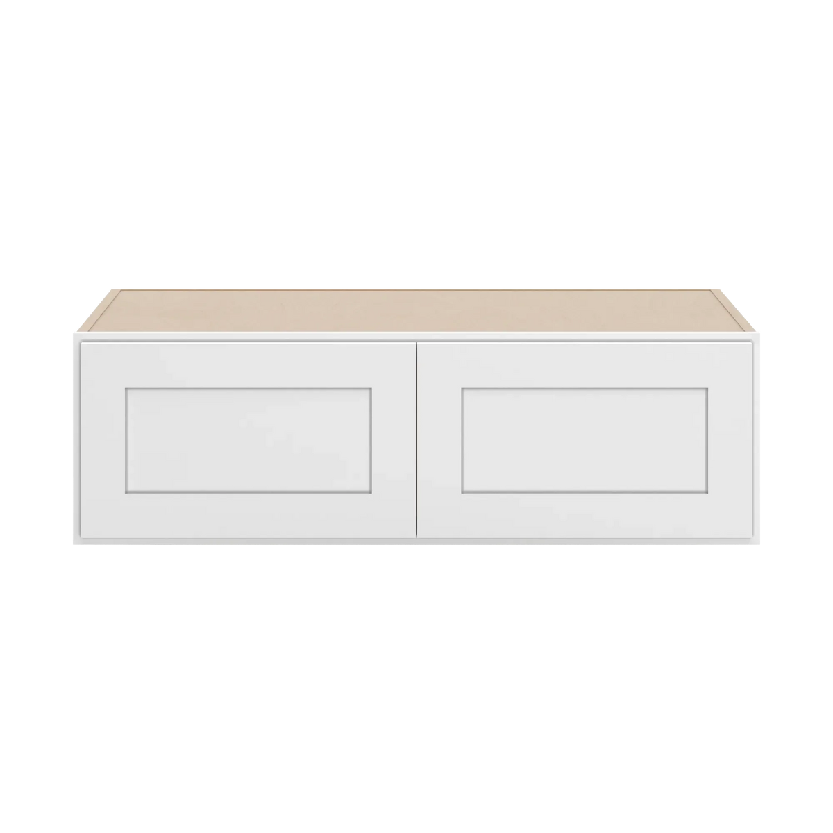 cnc luxor white 39 w x 12 h x 24 d double door wall cabinet