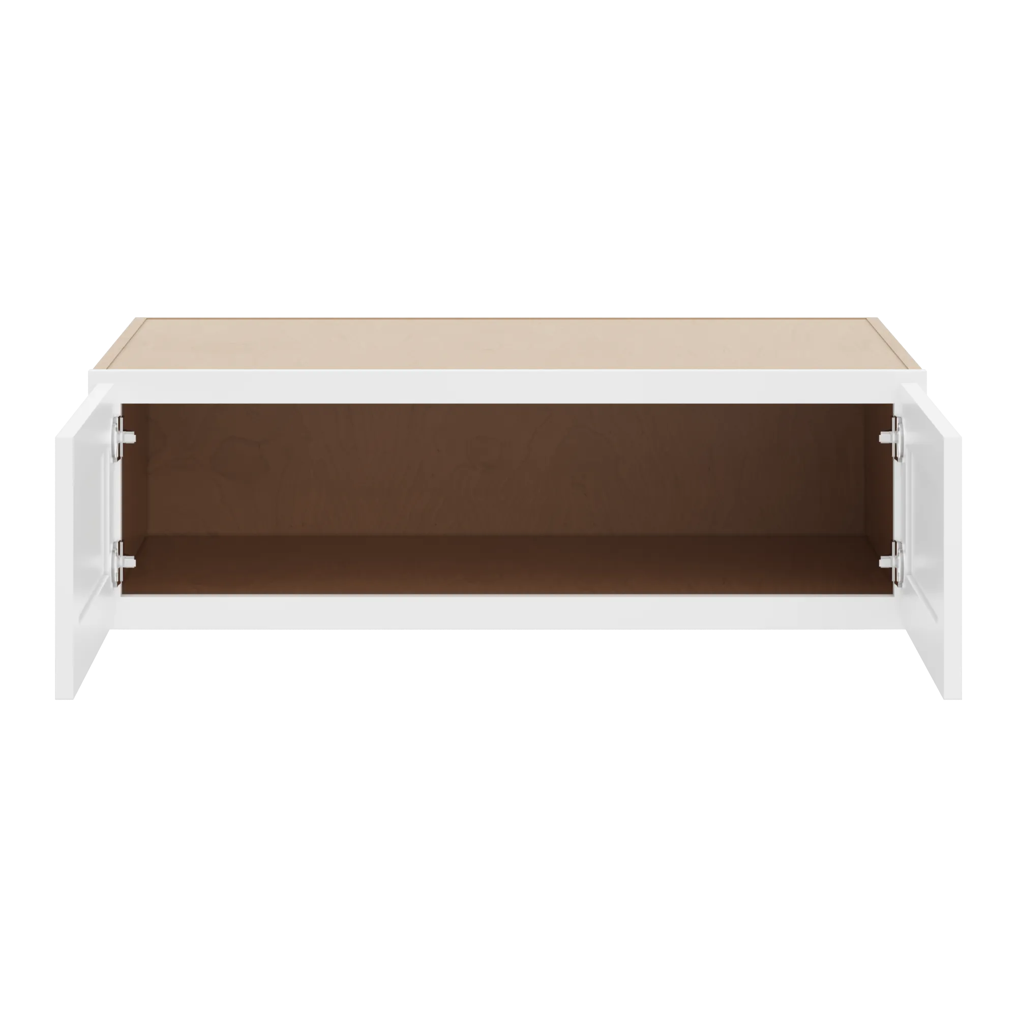 W3912X24 Open Front white