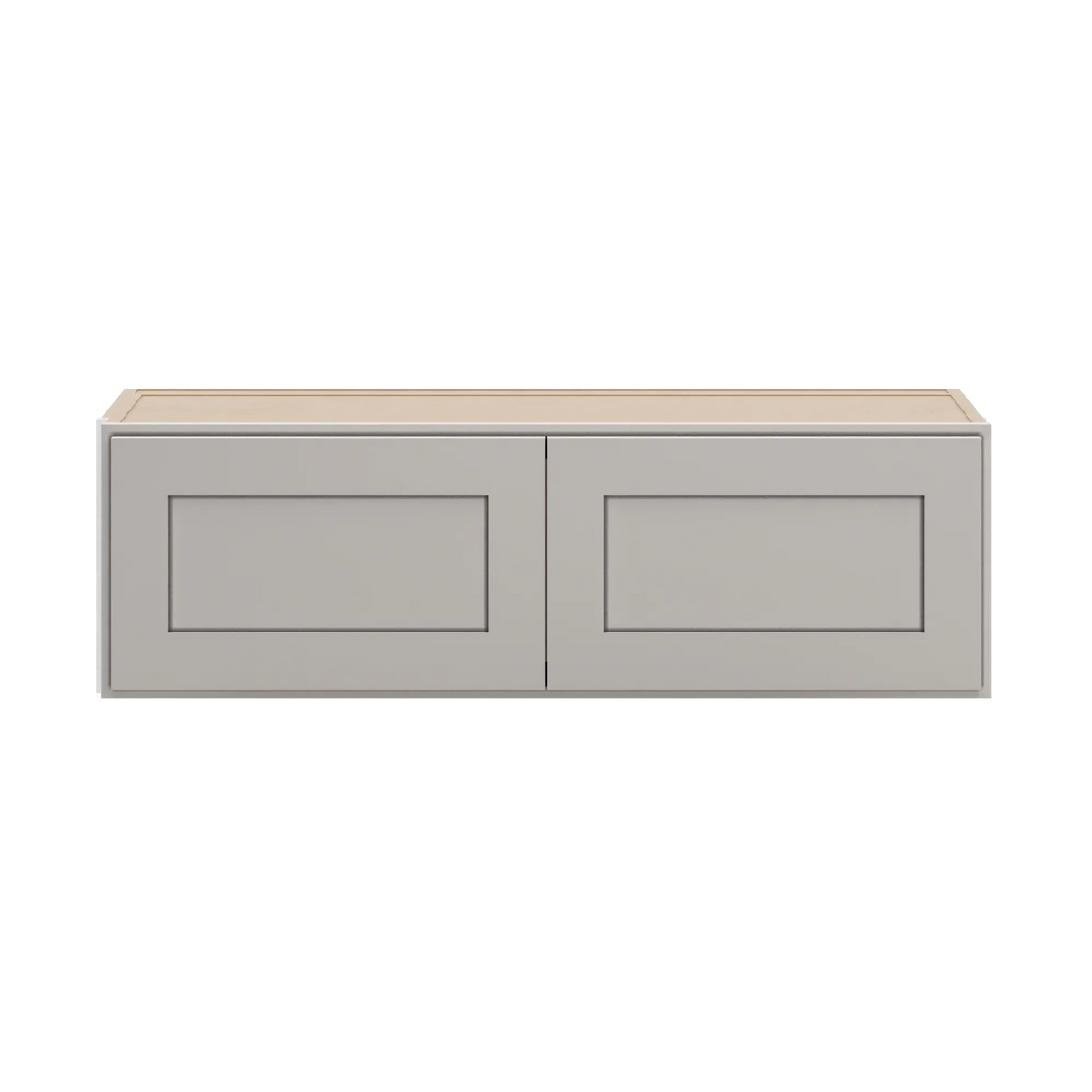 cnc luxor 5 piece misty grey 39 w x 12 h double door wall cabinet