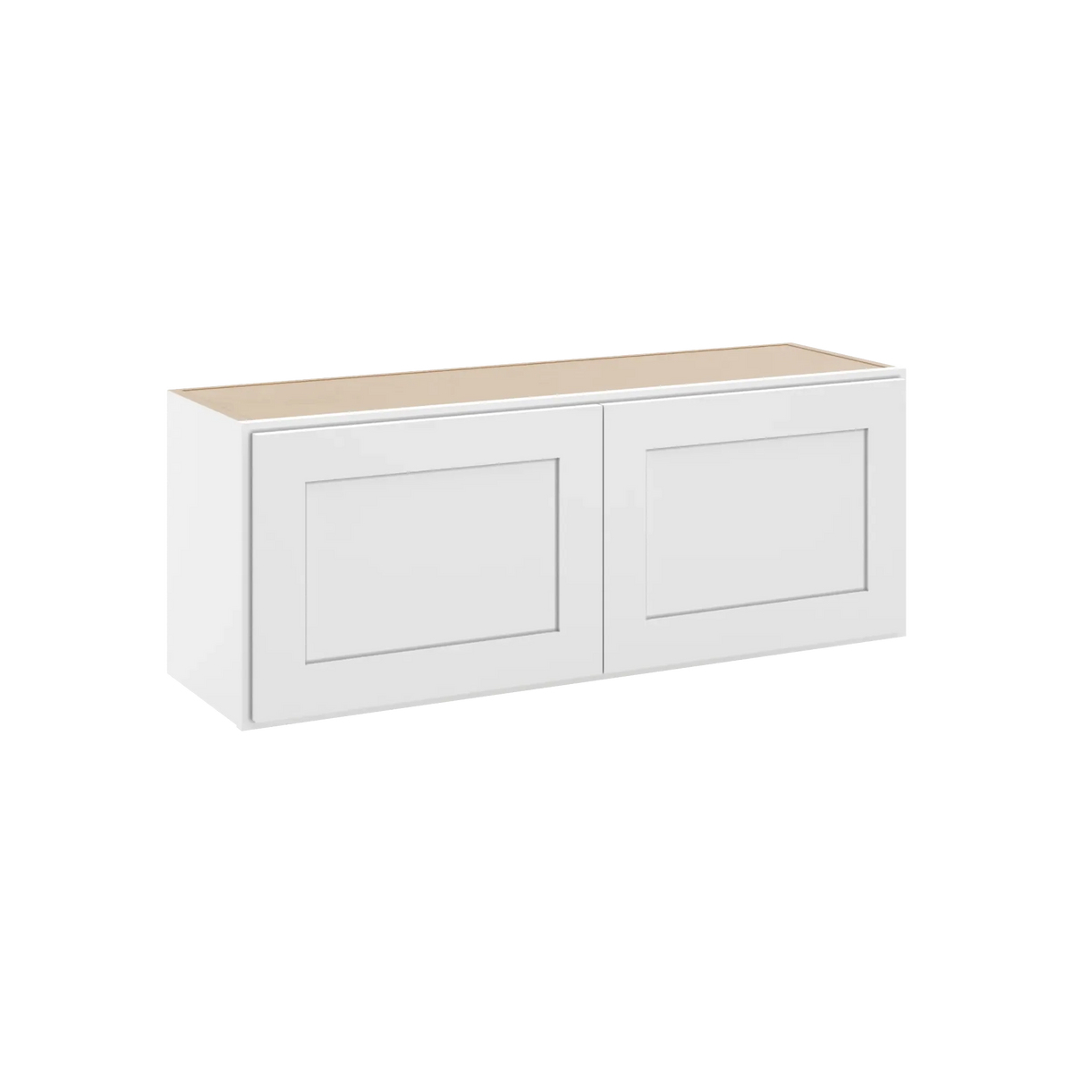 cnc luxor white 39 w x 15 h double door wall cabinet