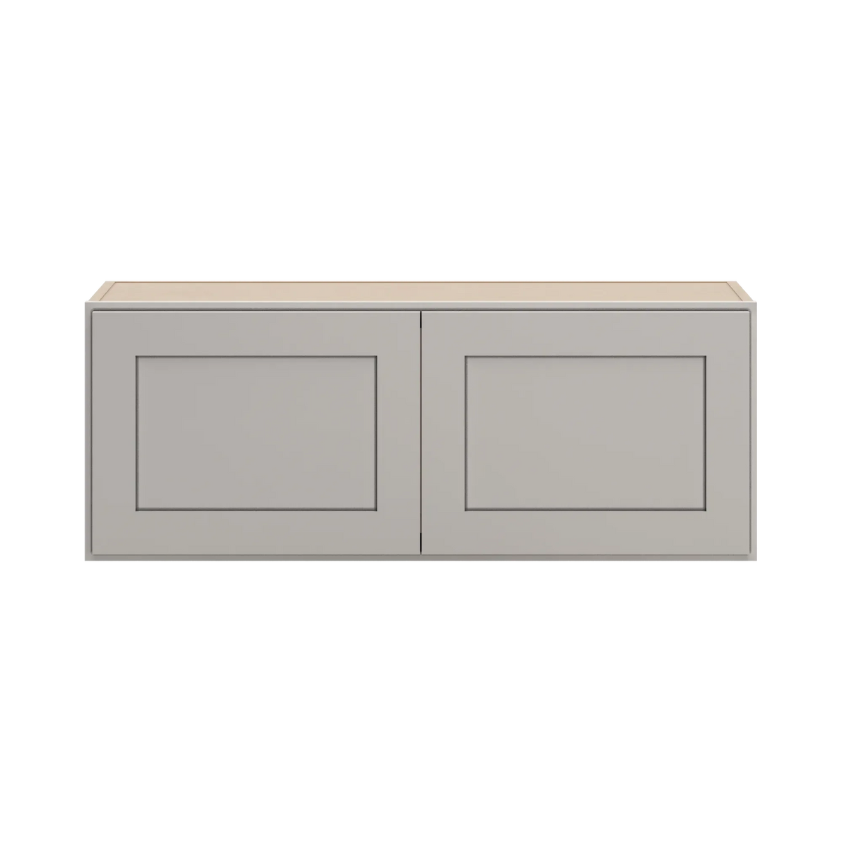 cnc luxor 5 piece misty grey 39 w x 15 h double door wall cabinet