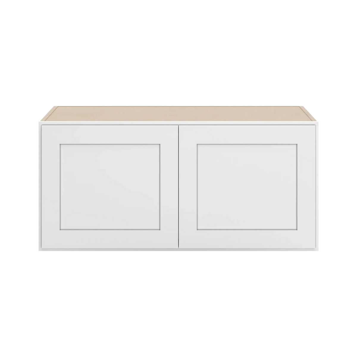 cnc luxor white 39 w x 18 h x 24 d double door wall cabinet