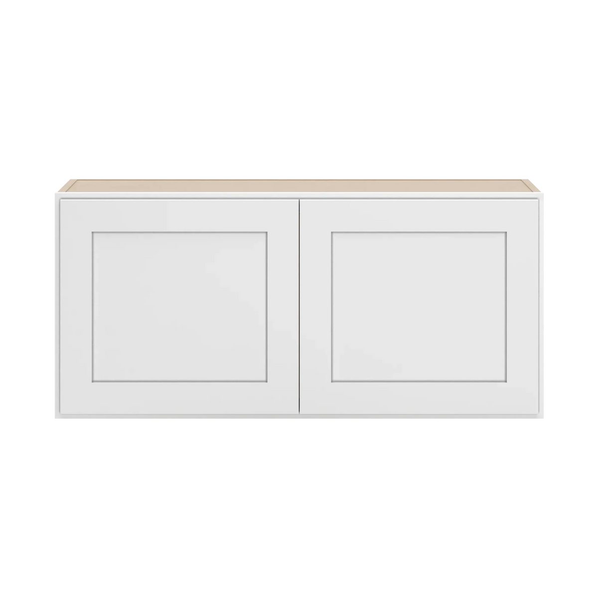 cnc luxor white 39 w x 18 h double door wall cabinet