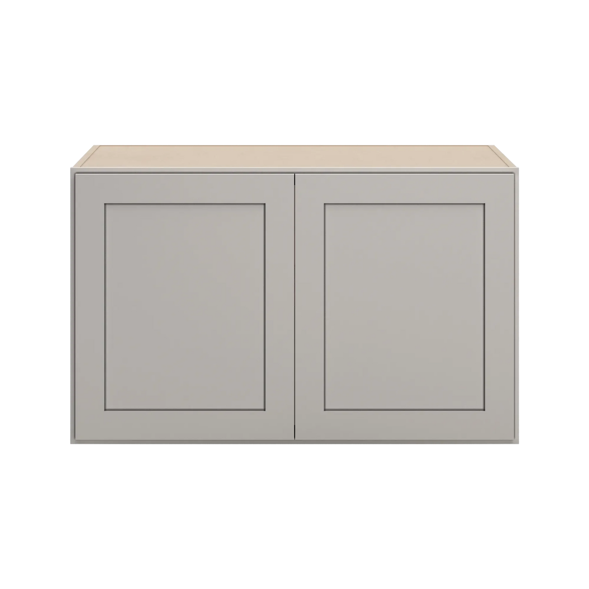 cnc luxor 5 piece misty grey 39 w x 24 h x 24 d double door wall cabinet