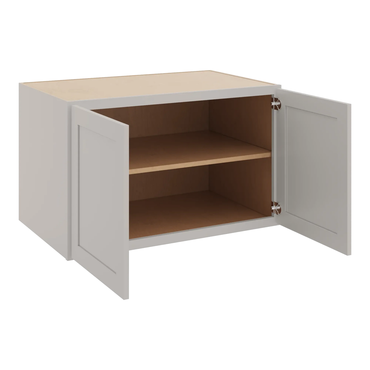cnc luxor 5 piece misty grey 39 w x 24 h x 24 d double door wall cabinet