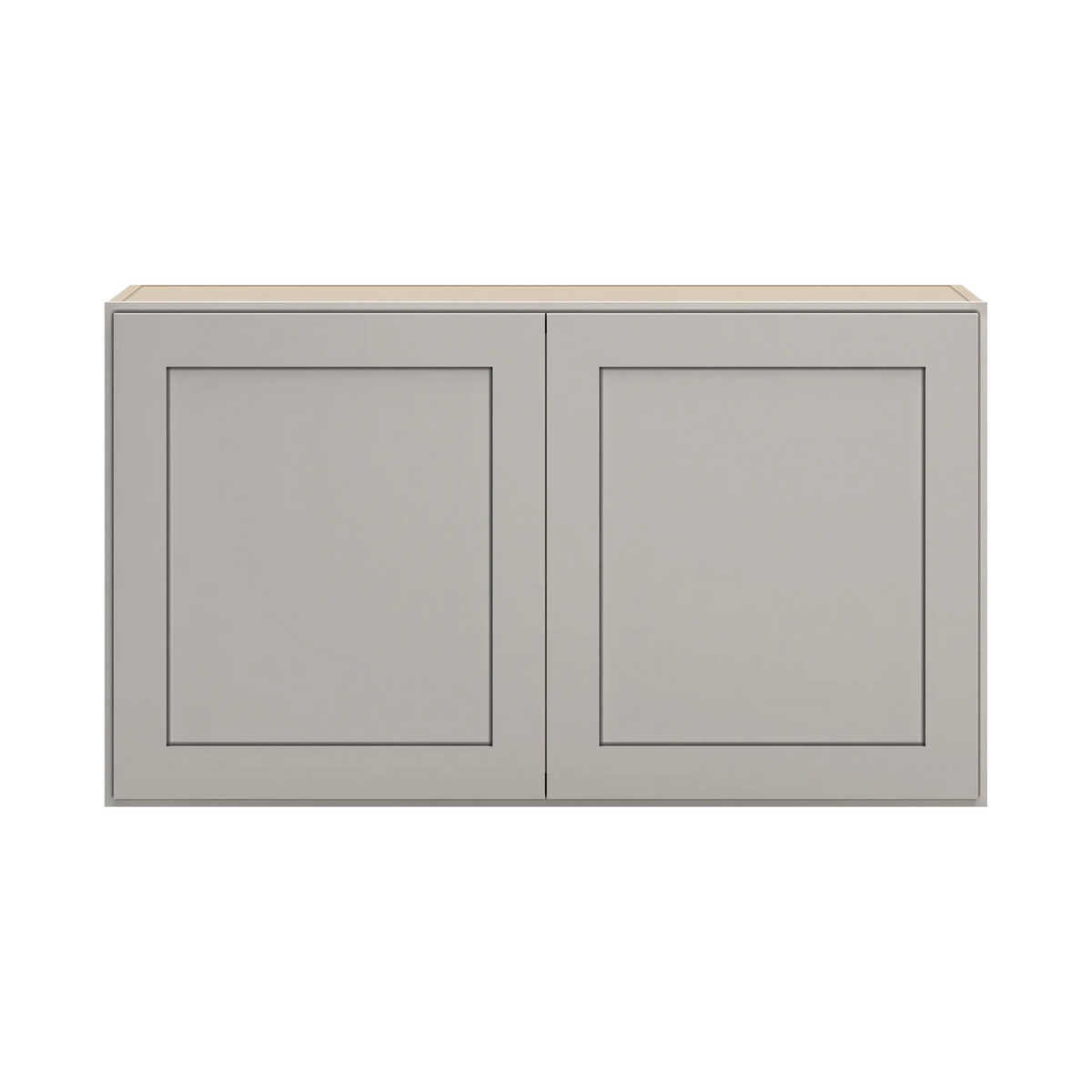 cnc luxor 5 piece misty grey 39 w x 24 h double door wall cabinet