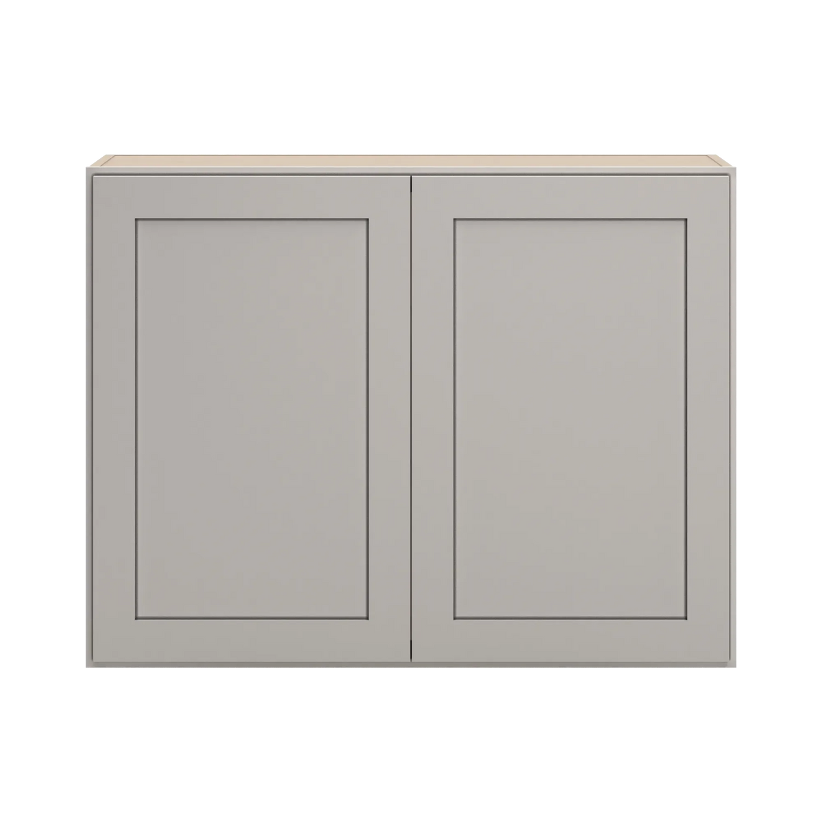 cnc luxor 5 piece misty grey 39 w x 30 h double door wall cabinet