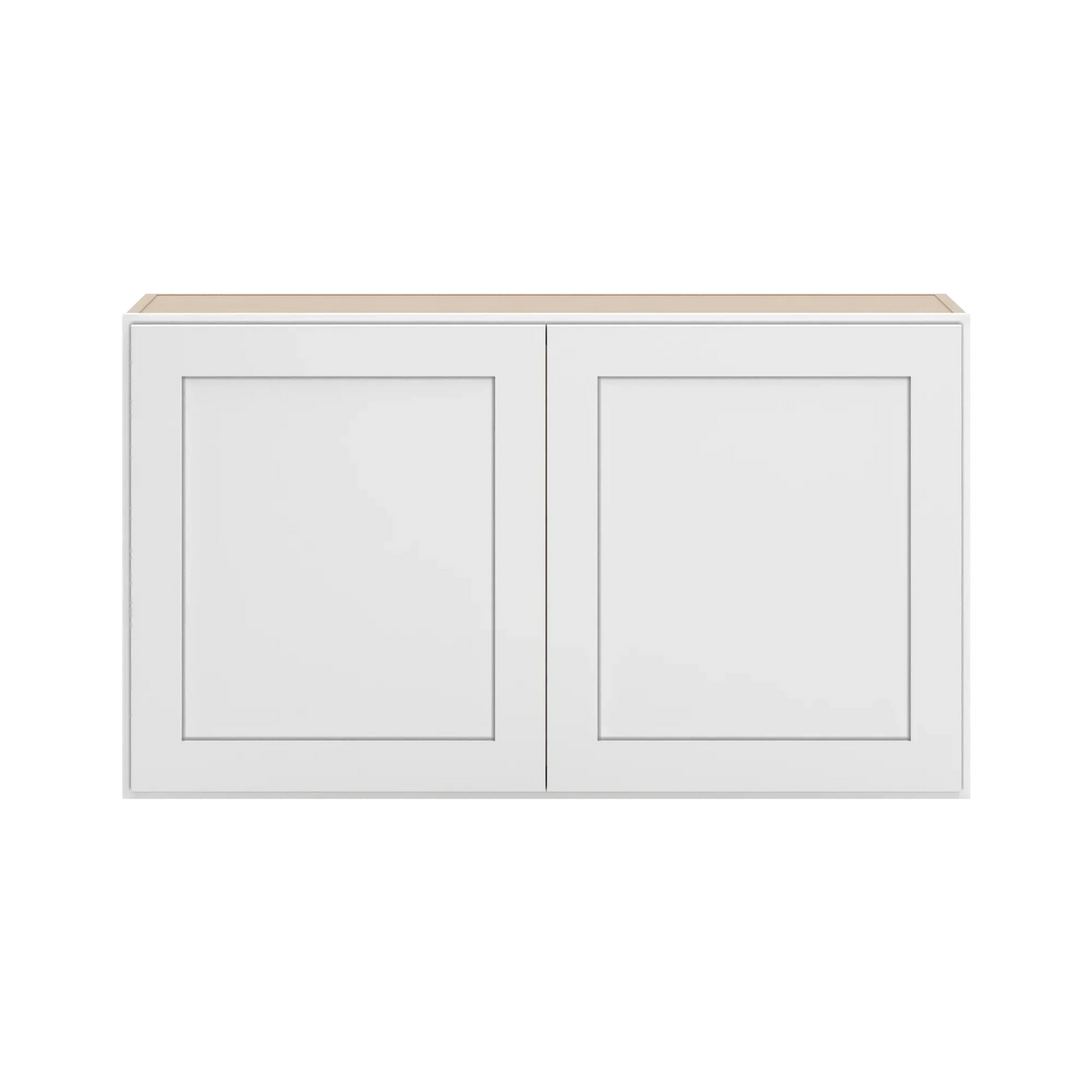 cnc luxor white 42 w x 24 h double door wall cabinet