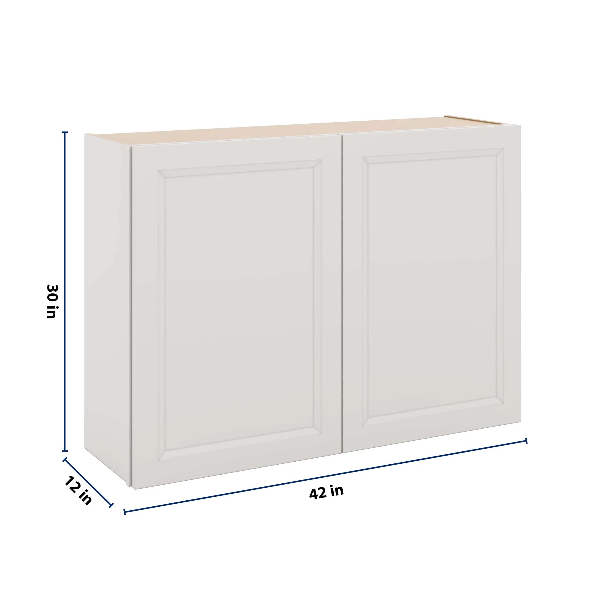 J&K Pure B5 Double Door Wall Cabinet - 42" W x 30" H