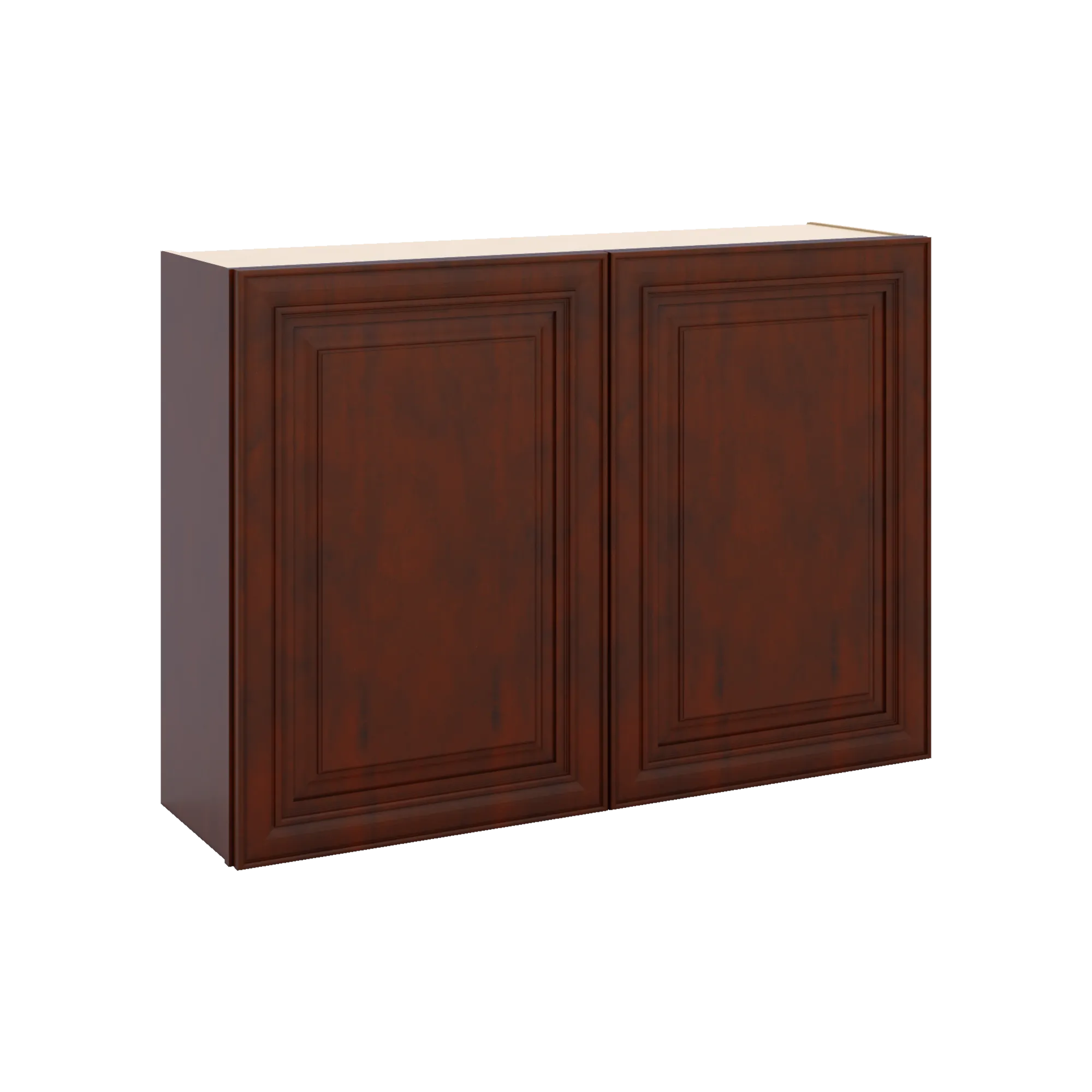 J&K Mahogany J5 Double Door Wall Cabinet - 42" W x 30" H