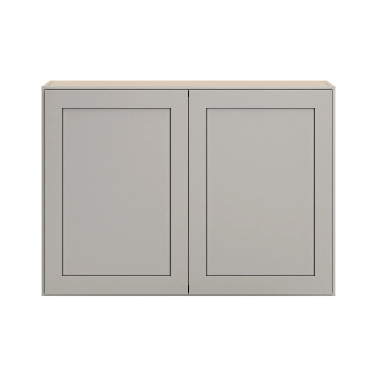 cnc luxor misty grey 42 w x 30 h double door wall cabinet
