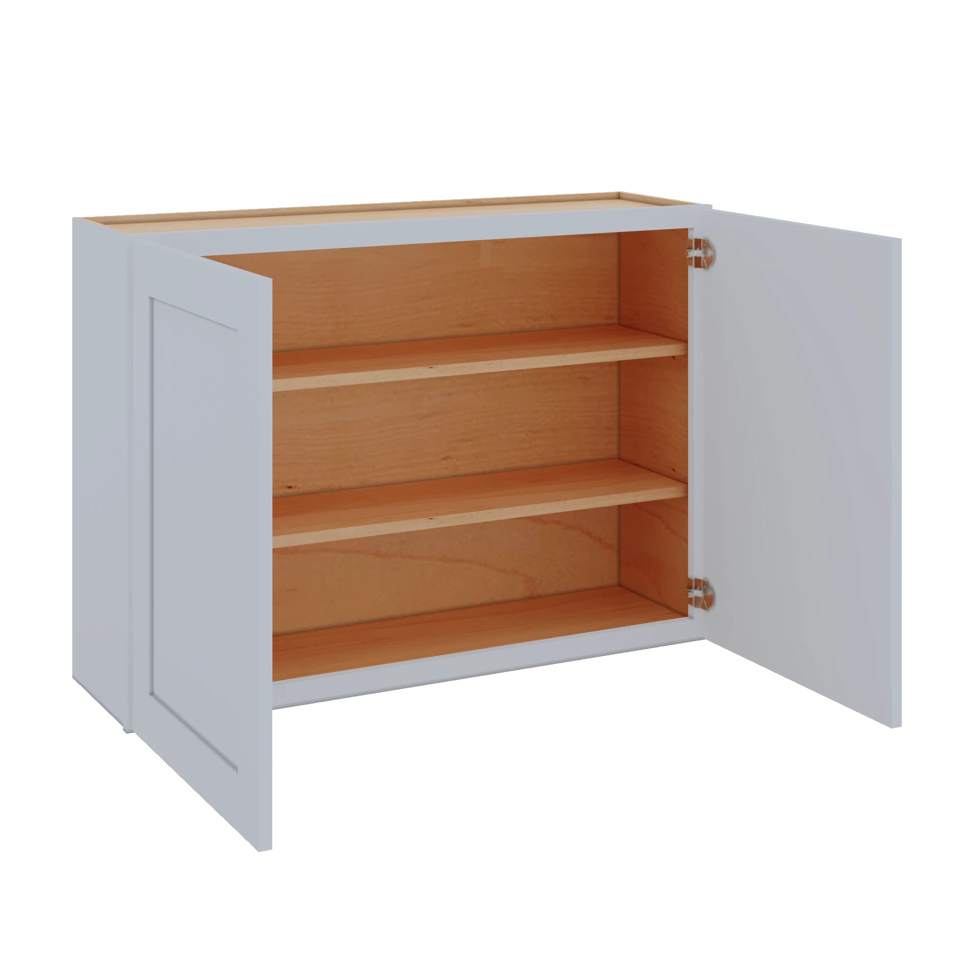 Modernform Cabinet Grey Shaker 42" W X 30" H X 12" D Double Door Wall Cabinet