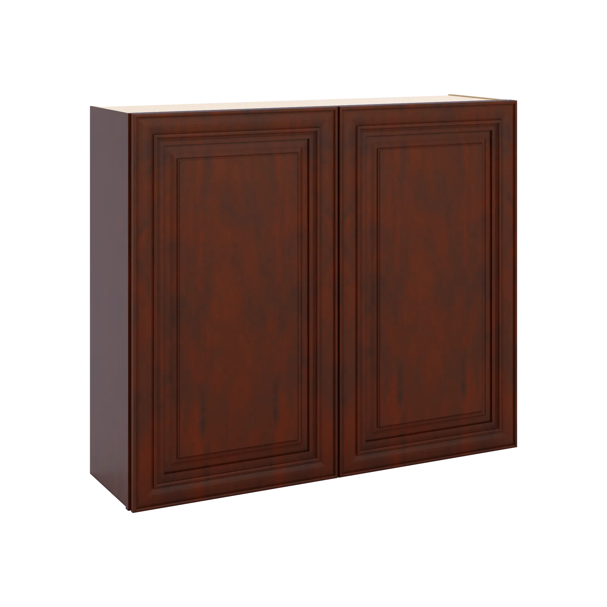J&K Mahogany J5 Double Door Wall Cabinet - 42" W x 36" H