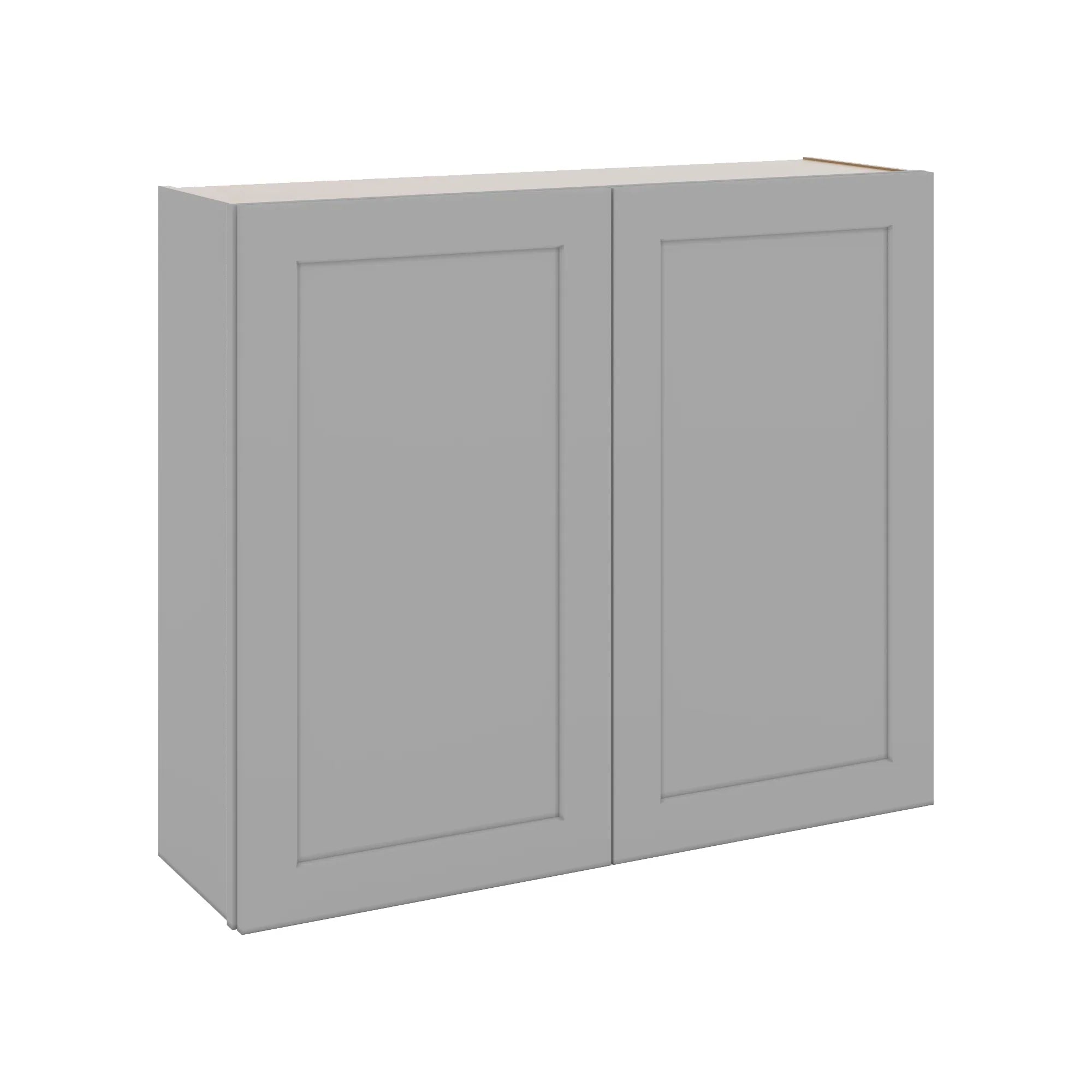 J&K Castle Grey S5 Double Door Wall Cabinet - 42" W x 36" H