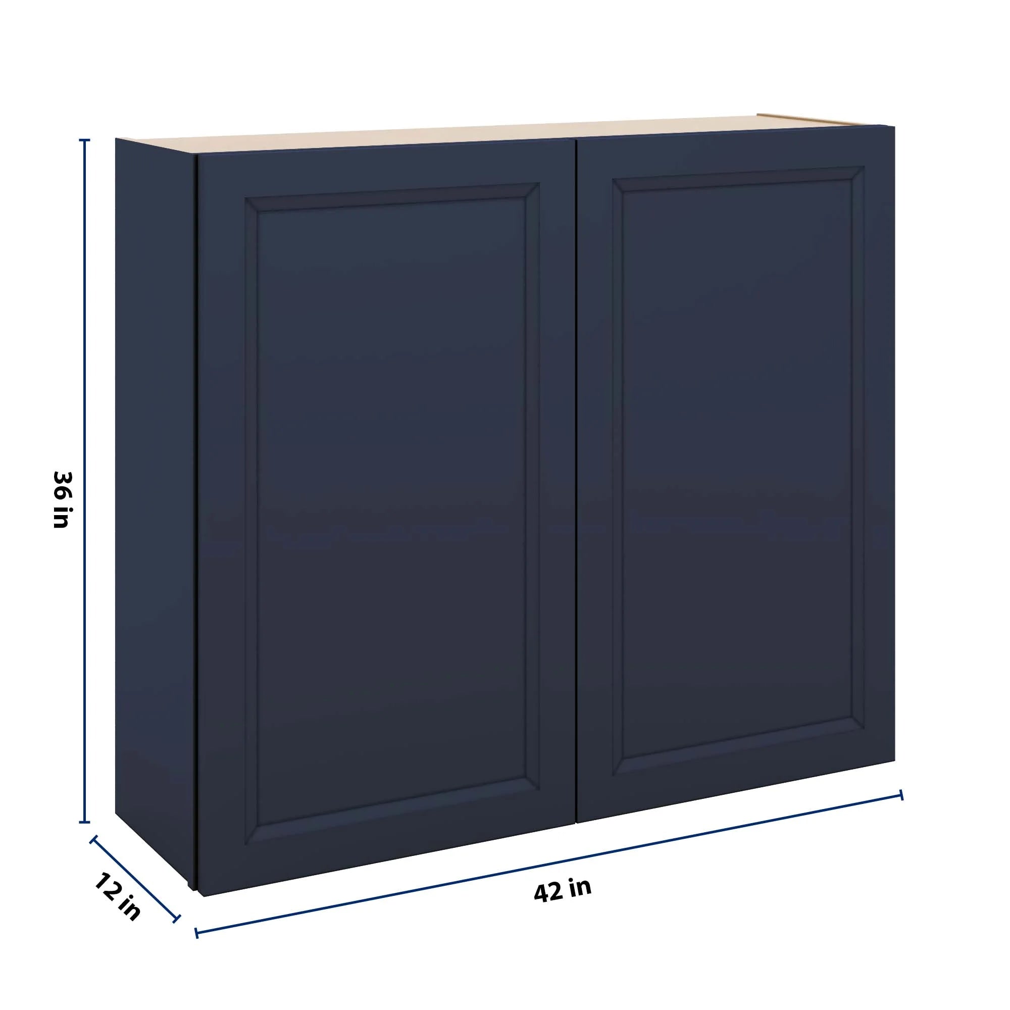 J&K Naval B7 Double Door Wall Cabinet - 42" W x 36" H