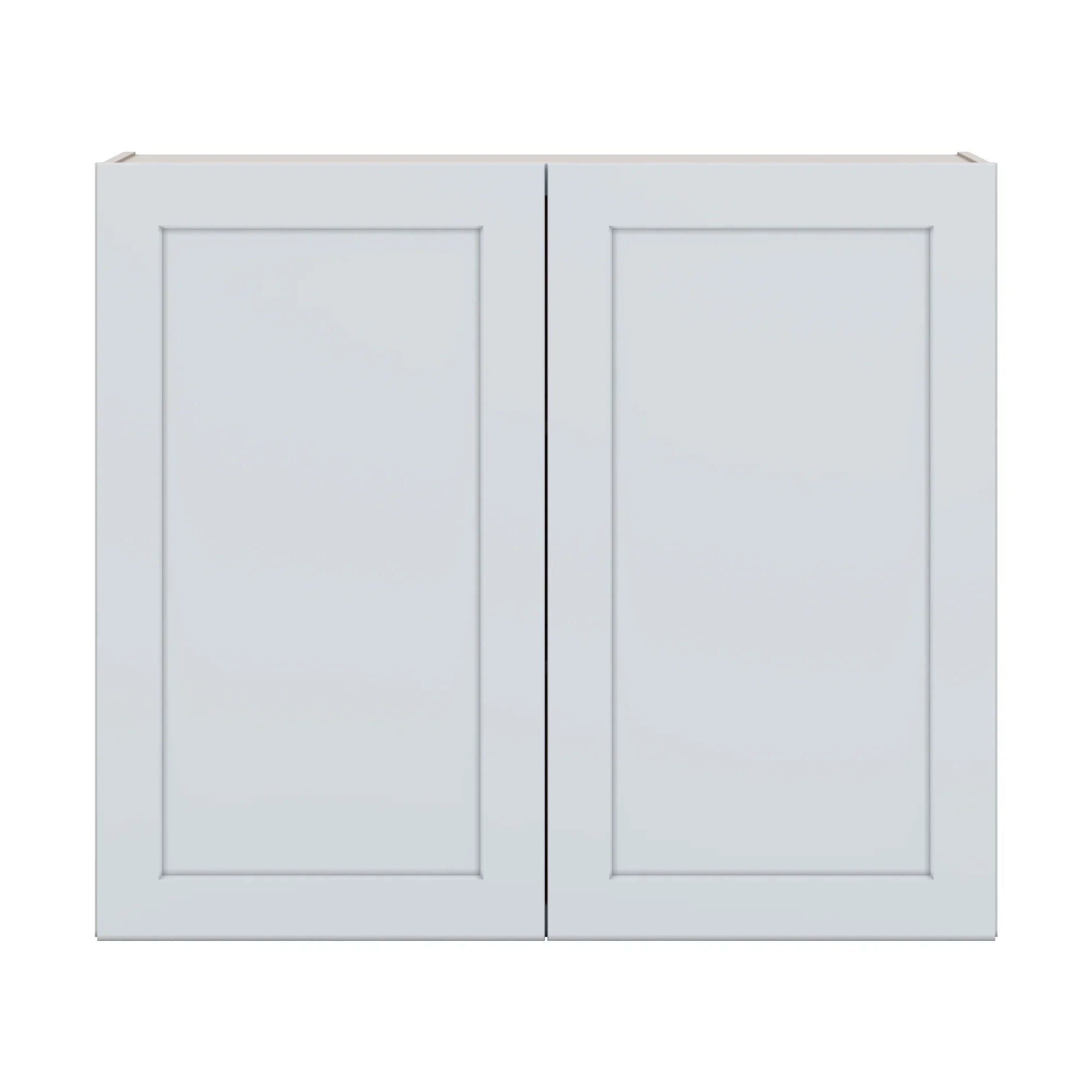 J&K White Shaker S8 Double Door Wall Cabinet   42" W x 36" H