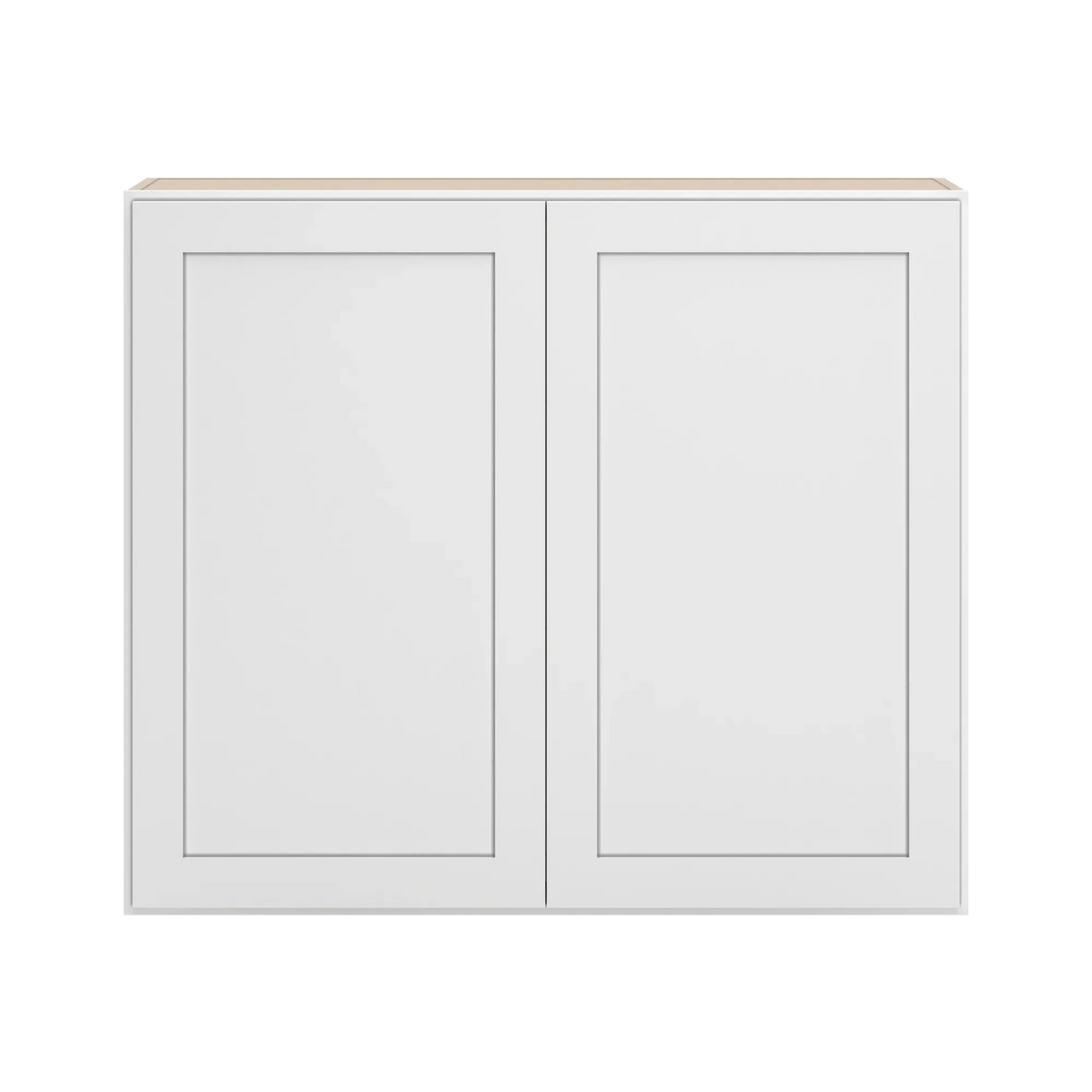 cnc luxor white 42 w x 36 h double door wall cabinet