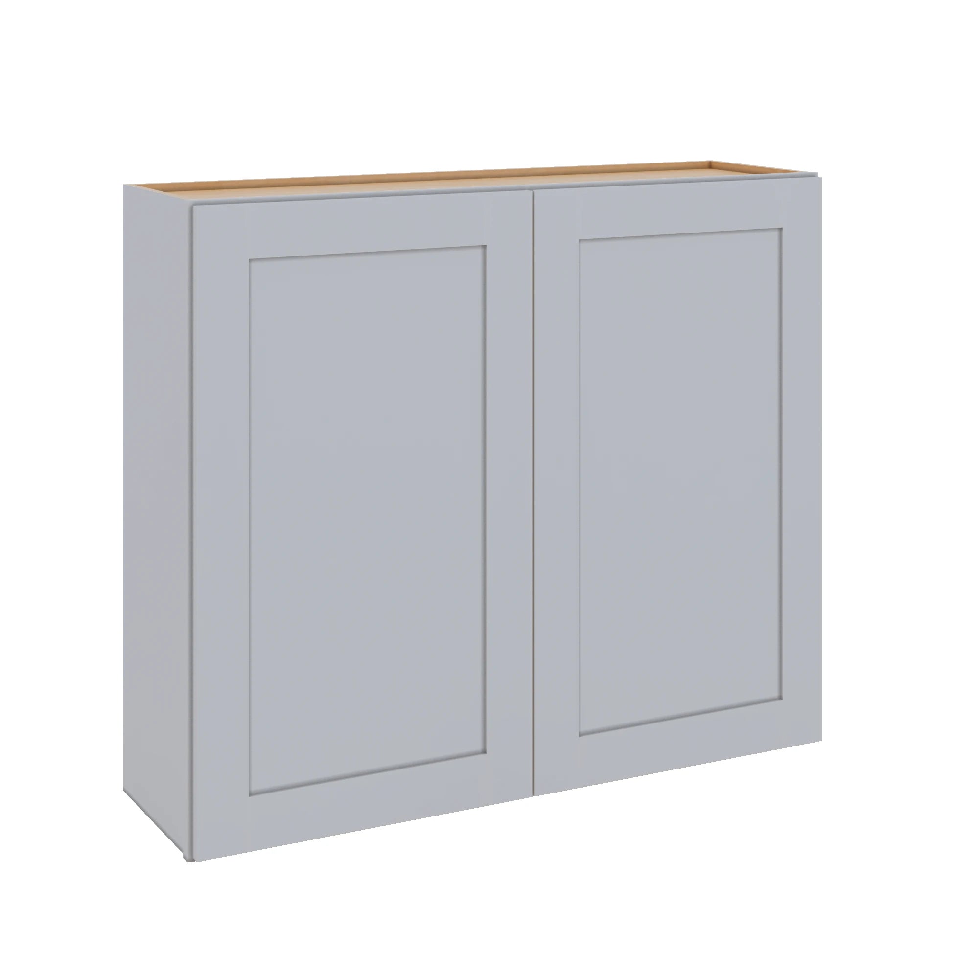 Modernform Cabinet Grey Shaker 42" W X 36" H X 12" D Double Door Wall Cabinet