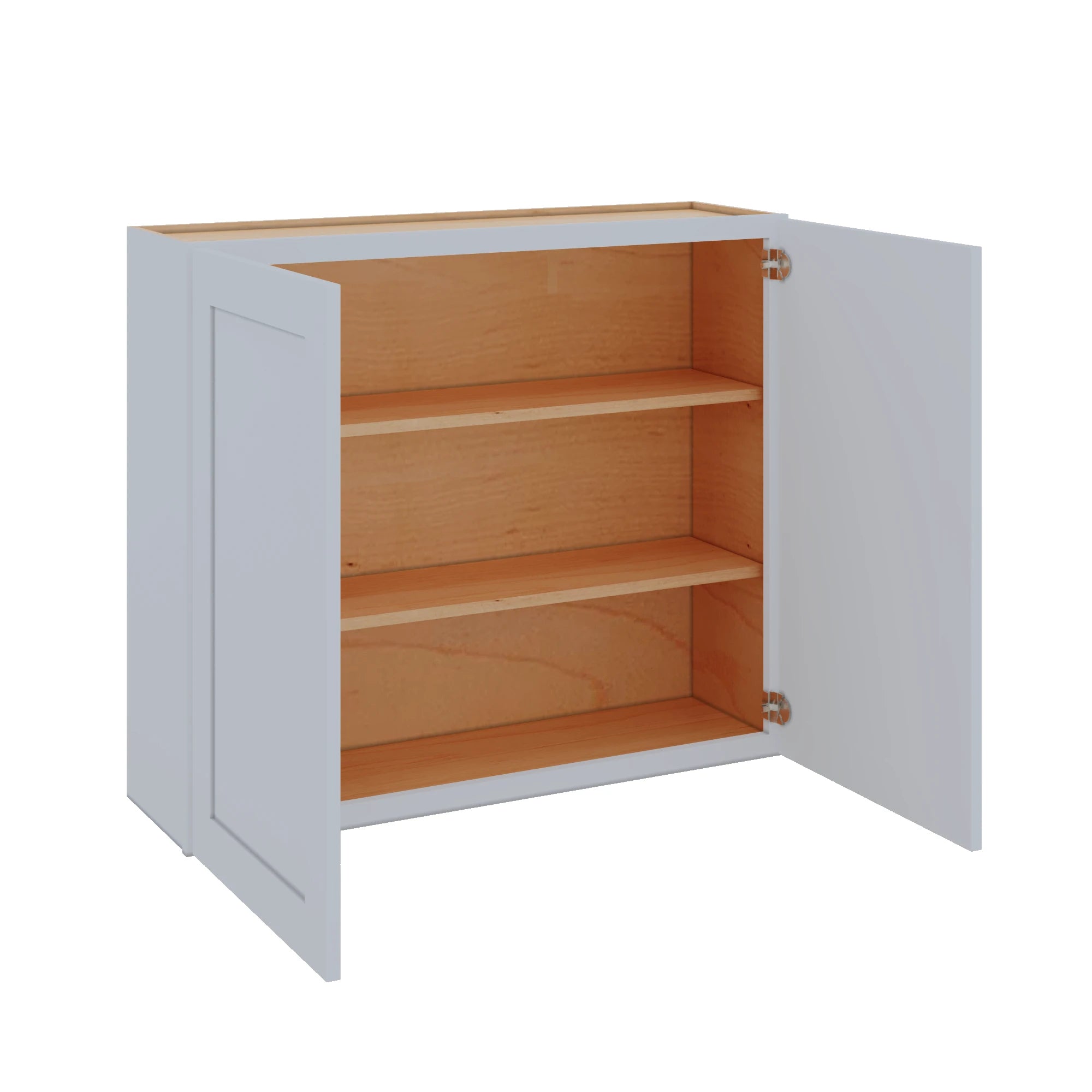 Modernform Cabinet Grey Shaker 42" W X 36" H X 12" D Double Door Wall Cabinet