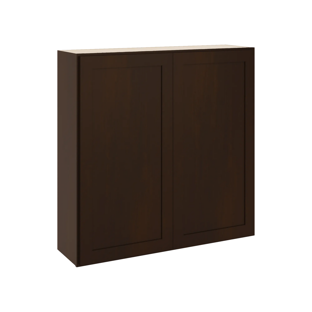 CNC Luxor 5-Piece Espresso 42" W X 42" H Double Door Wall Cabinet