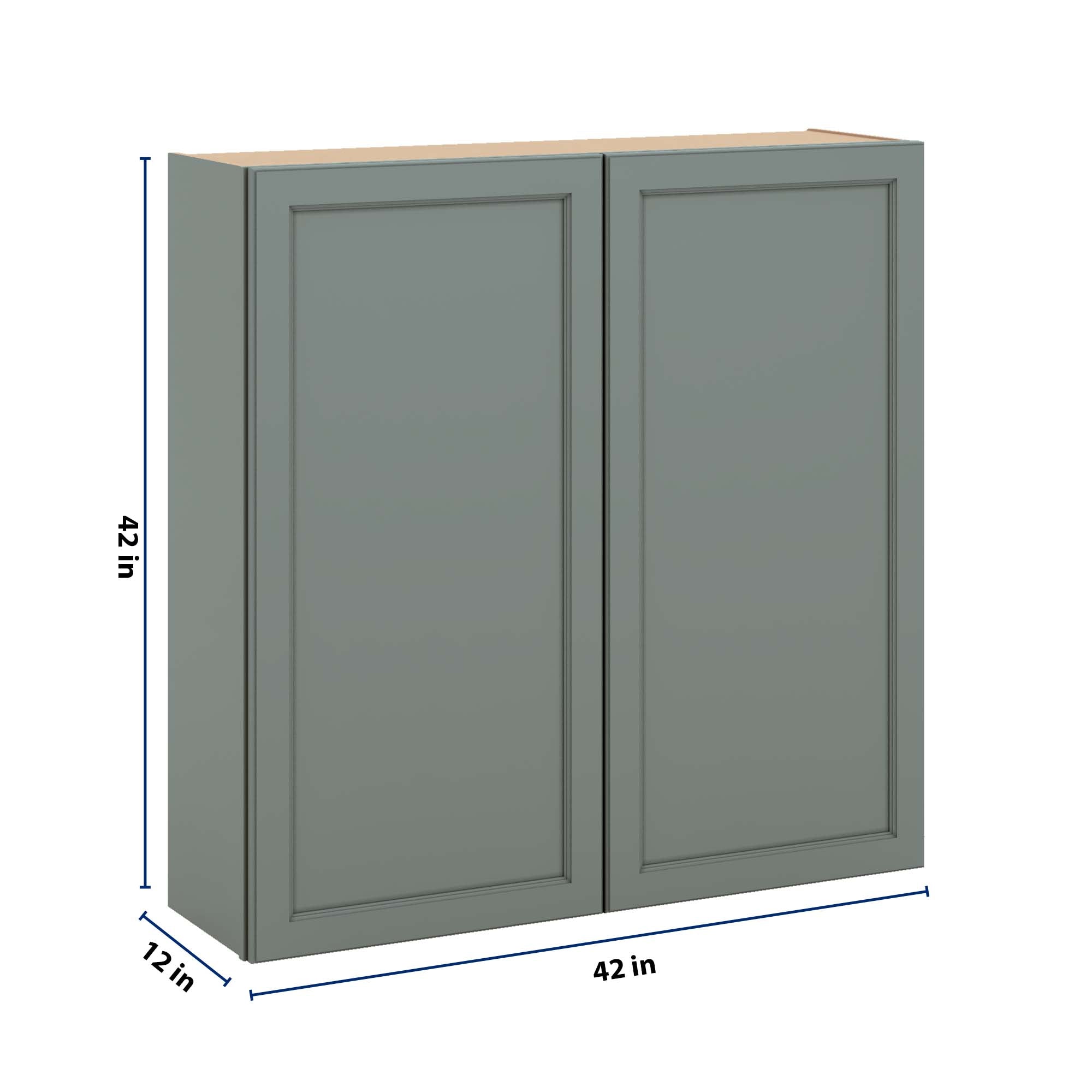 J&K Sage E3 Double Door Wall Cabinet - 42" W x 42" H