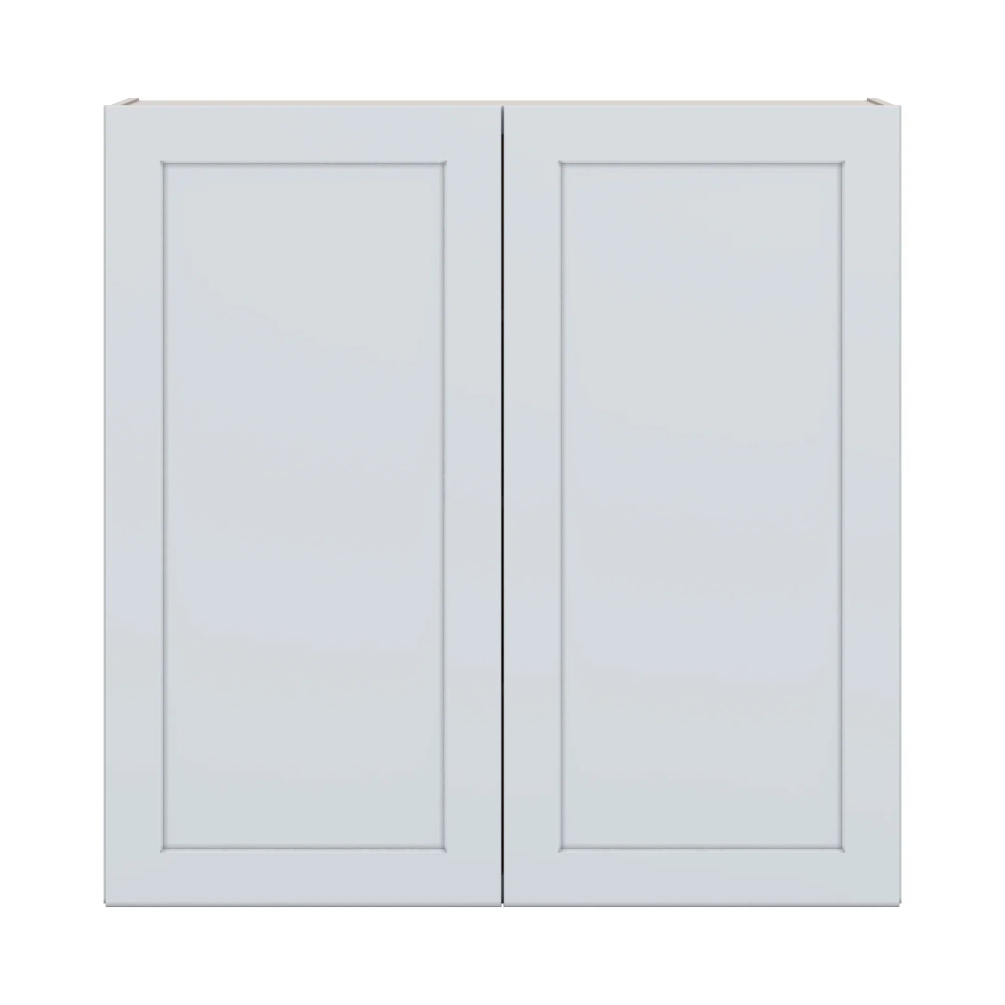 J&K White Shaker S8 Double Door Wall Cabinet   42" W x 42" H