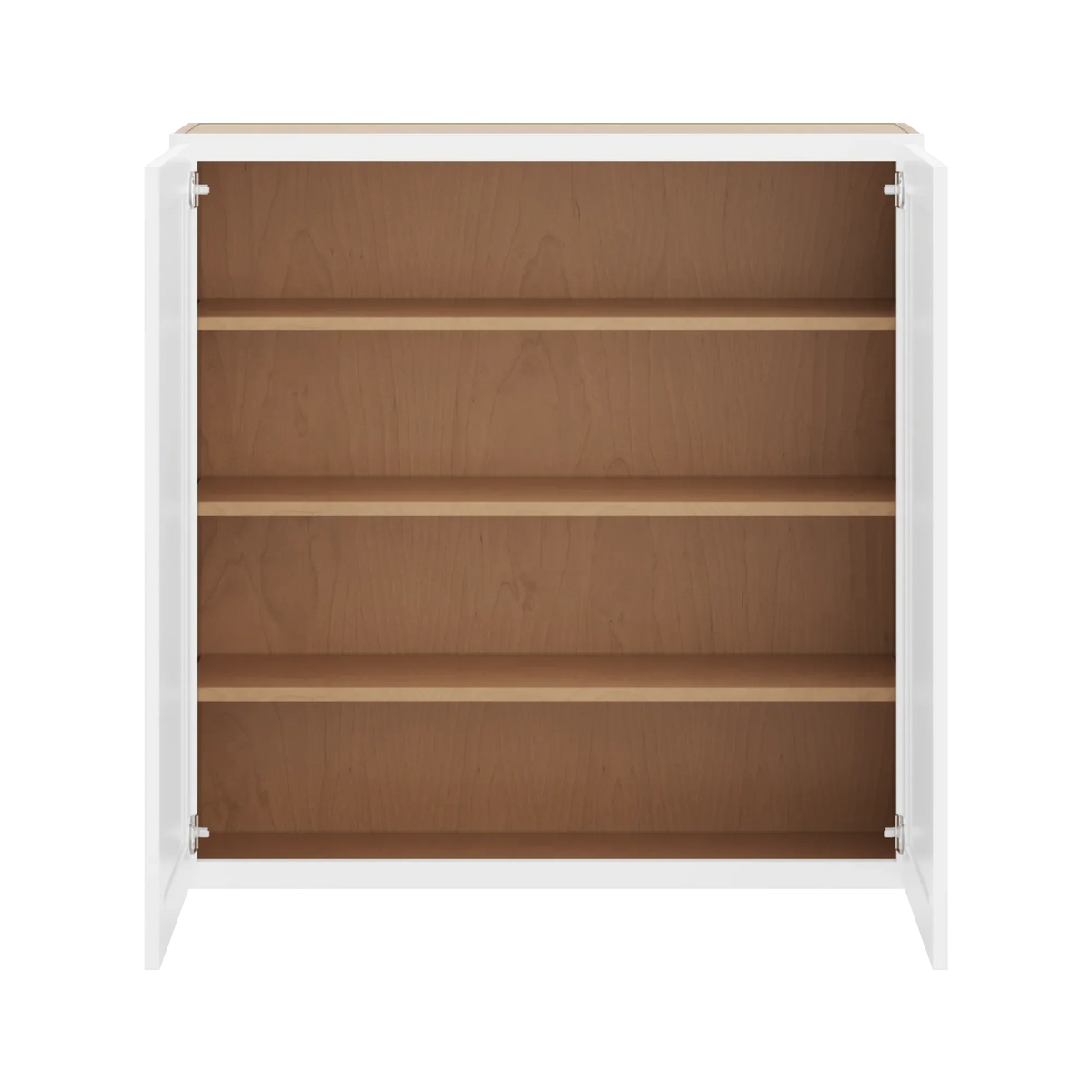 cnc luxor white 42 w x 42 h double door wall cabinet