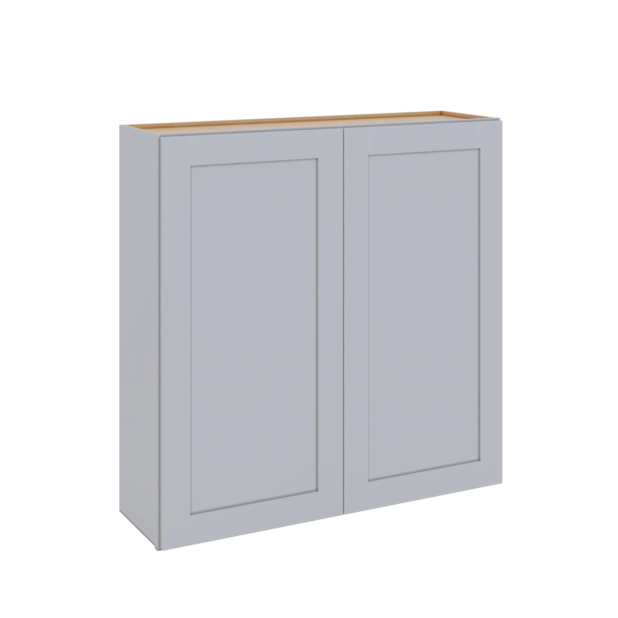Modernform Cabinet Grey Shaker 42" W X 42" H X 12" D Double Door Wall Cabinet