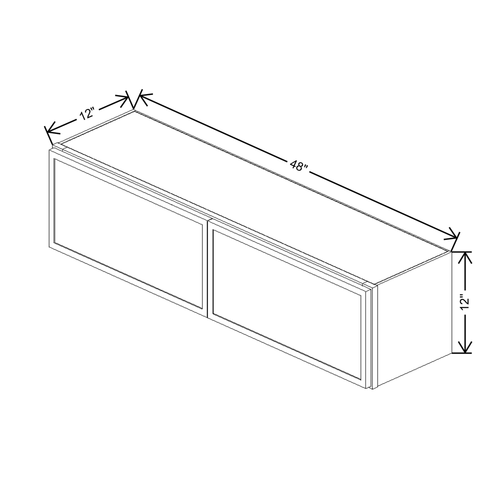 Cubitac Imperial Bergen Latte Wall 4812 Cabinet