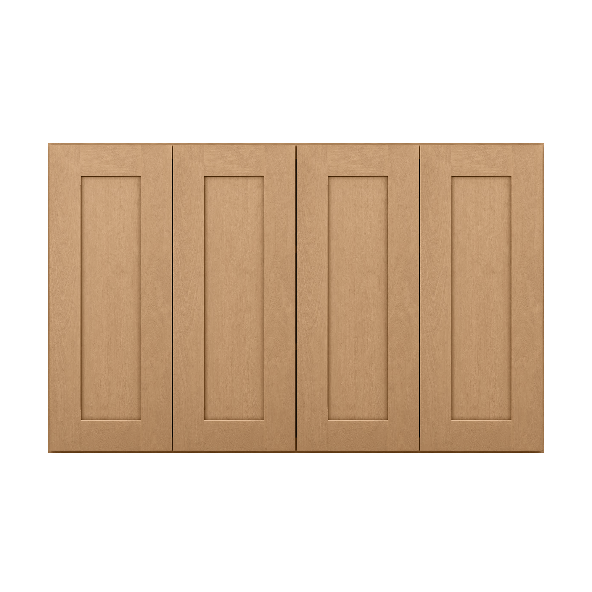 Wall Kitchen Cabinet W4830 Shaker Toffee LessCare 48 in. width 30 in. height 12 in. depth