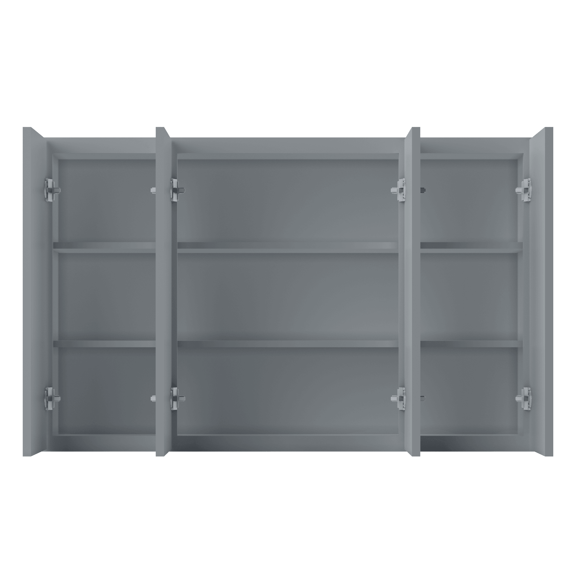 Wall Kitchen Cabinet W4830 Colonial Gray LessCare 48 in. width 30 in. height 12 in. depth