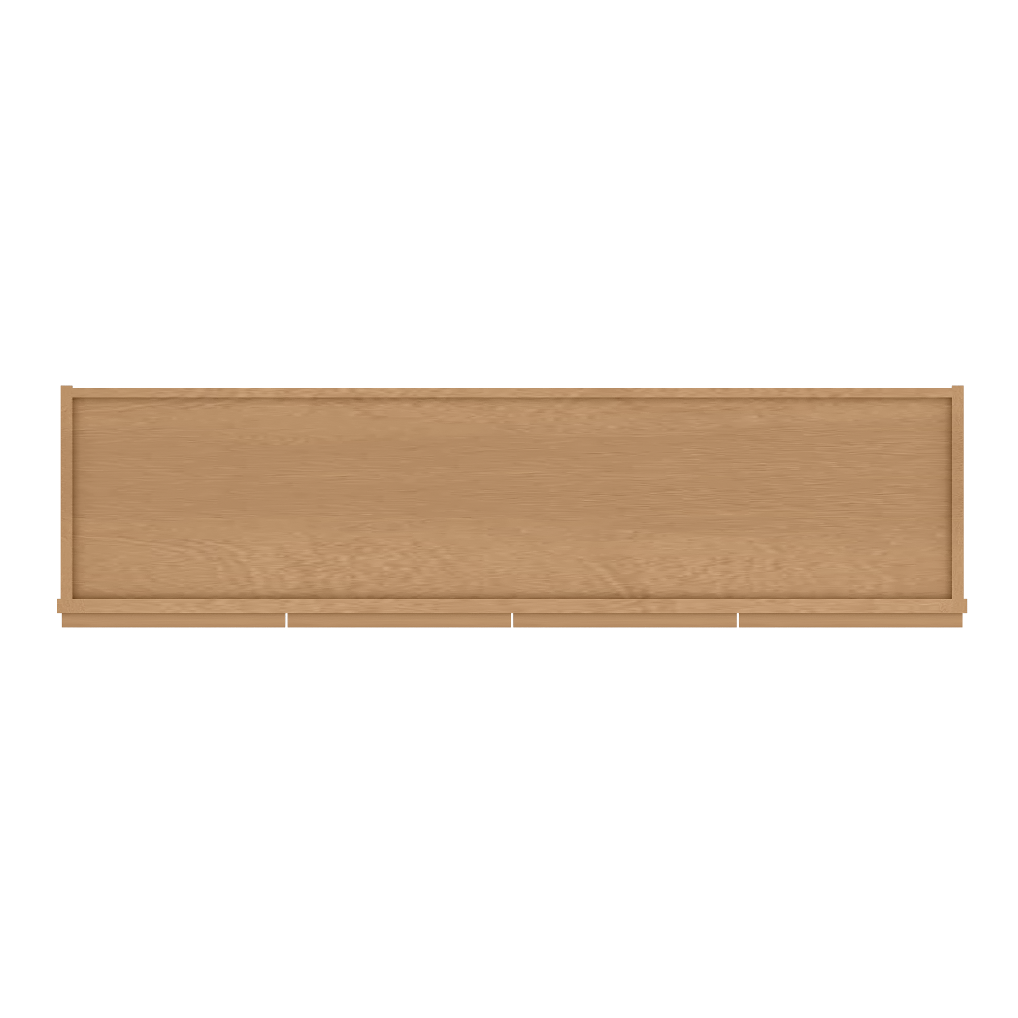 Wall Kitchen Cabinet W4830 Shaker Toffee LessCare 48 in. width 30 in. height 12 in. depth