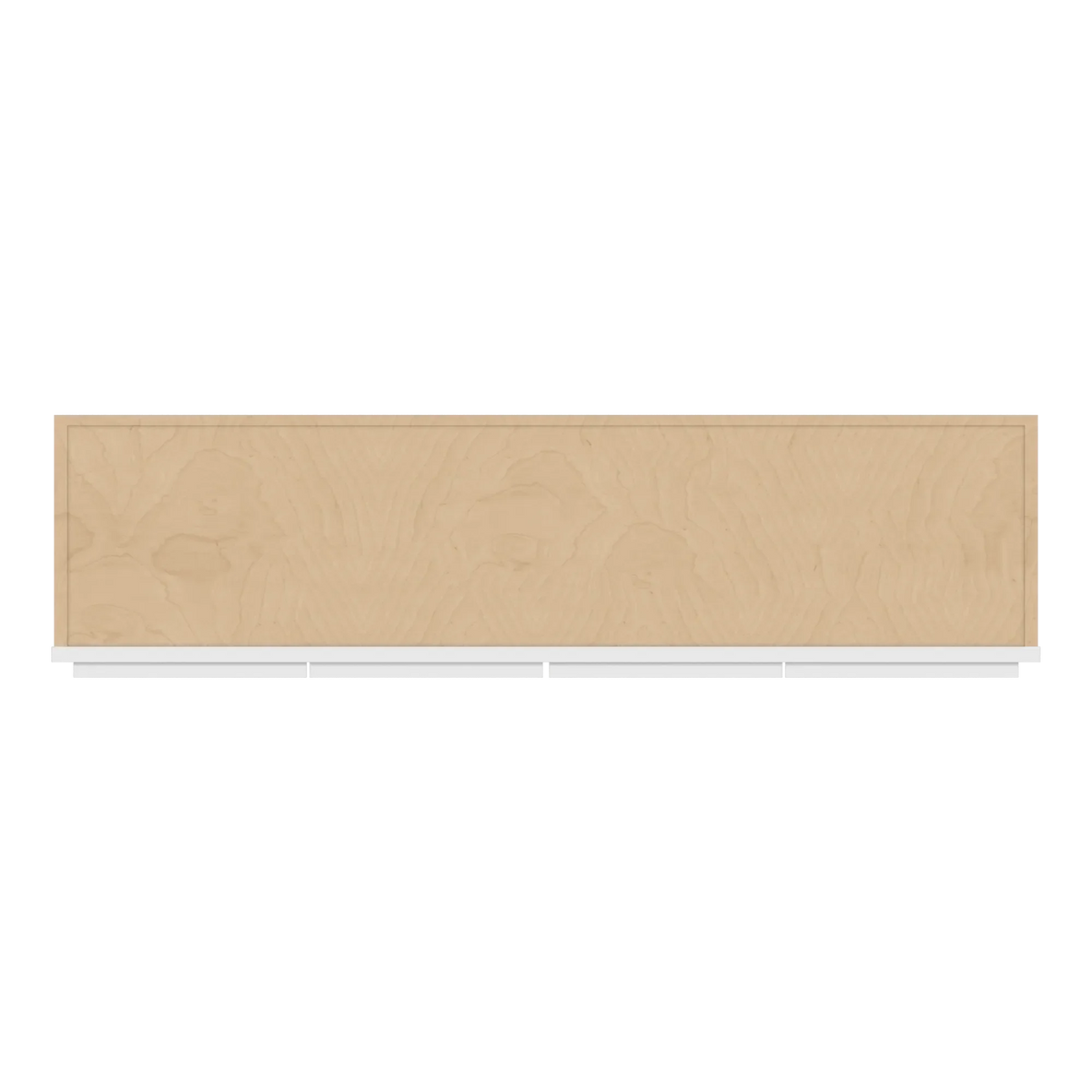 cnc luxor white 48 w x 30 h double door wall cabinet