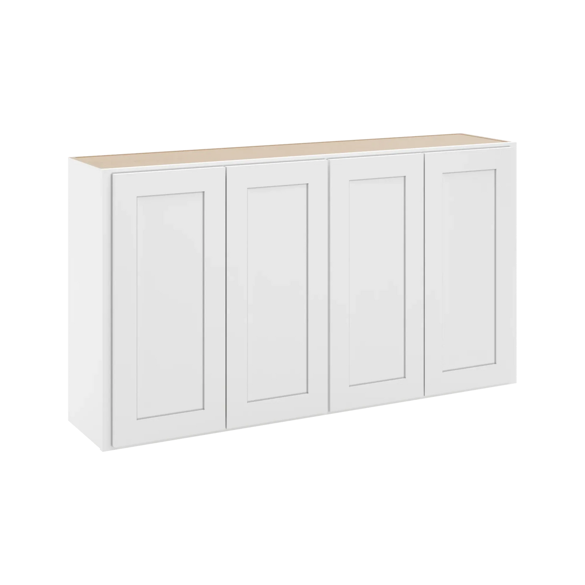 cnc luxor white 54 w x 30 h double door wall cabinet
