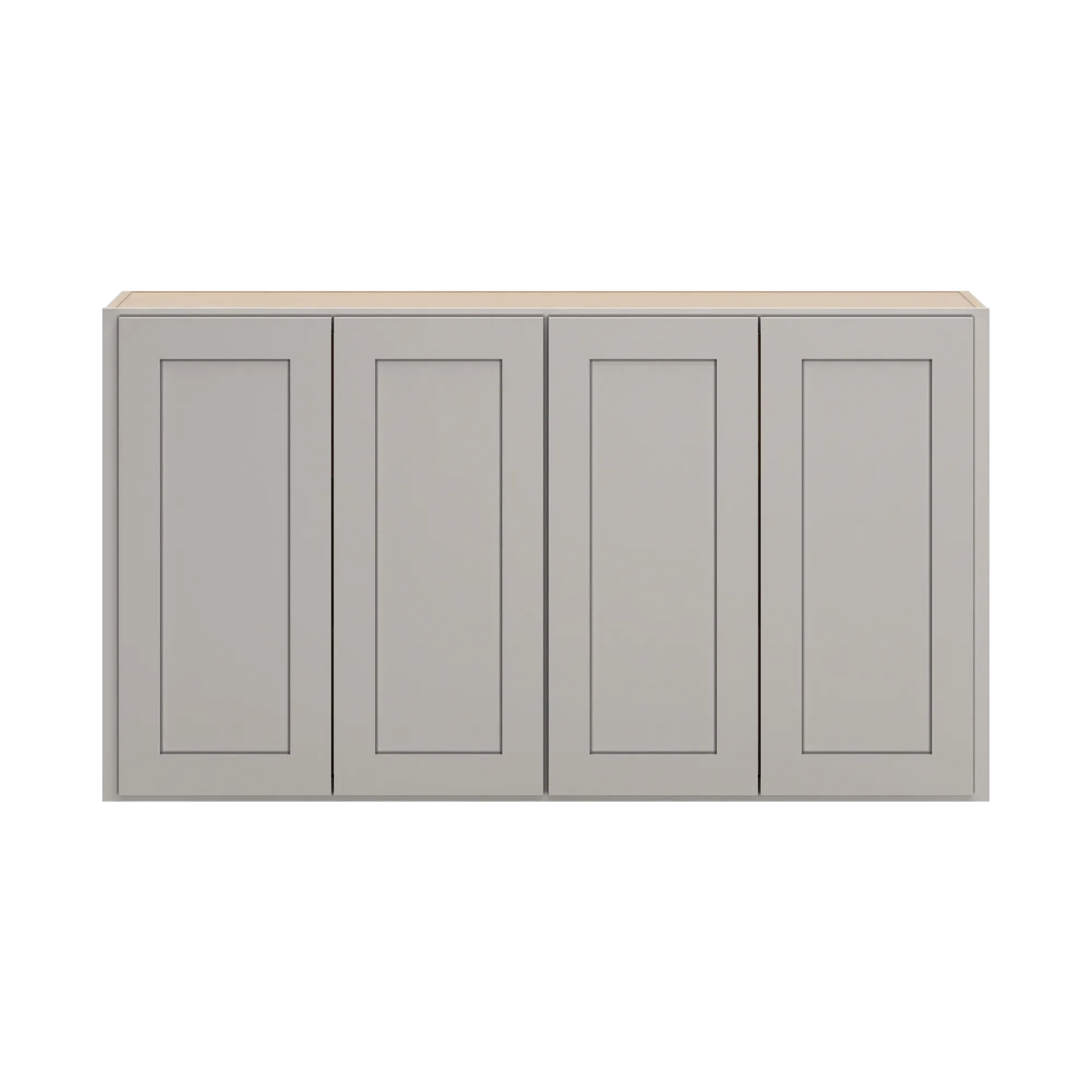 cnc luxor misty grey 54 w x 30 h double door wall cabinet