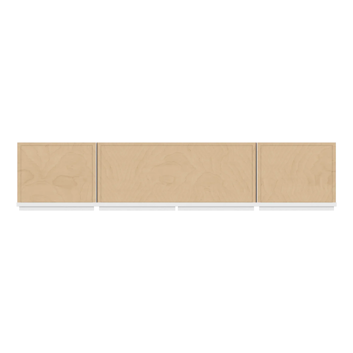 cnc luxor white 60 w x 30 h open wall cabinet