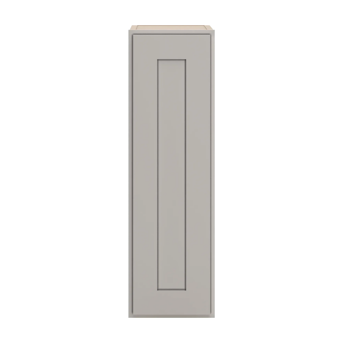 cnc luxor 5 piece misty grey 9 w x 30 h single door wall cabinet