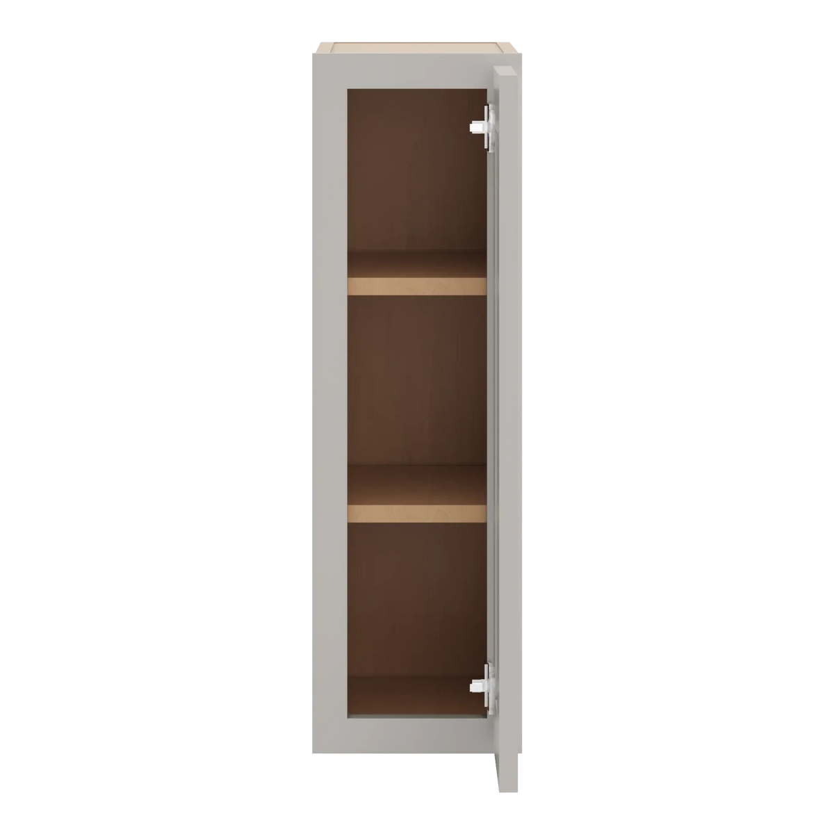 cnc luxor 5 piece misty grey 9 w x 30 h single door wall cabinet