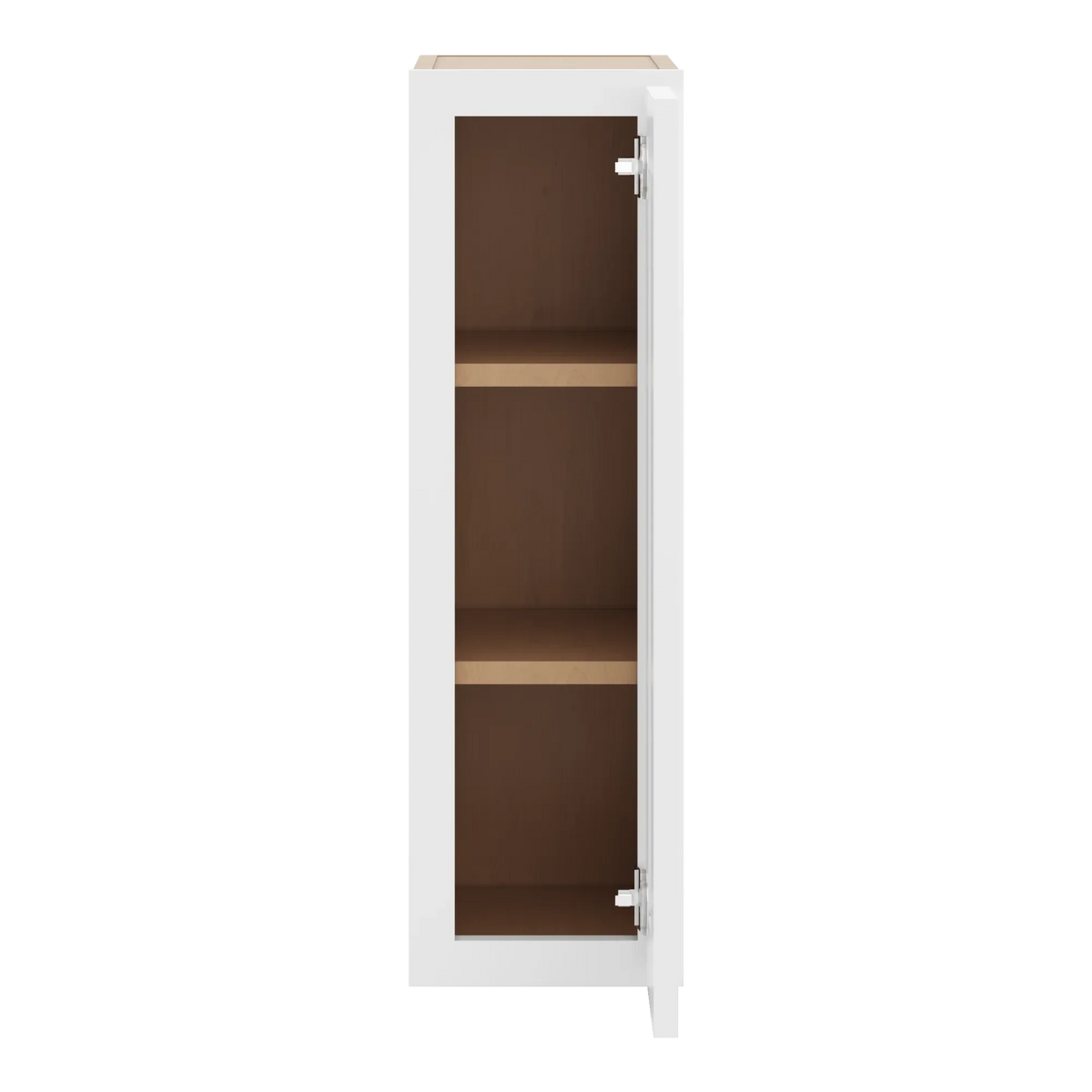 cnc luxor white 9 w x 30 h single door wall cabinet