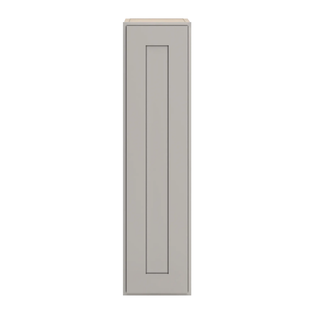 cnc luxor 5 piece misty grey 09 w x 36 h single door wall cabinet
